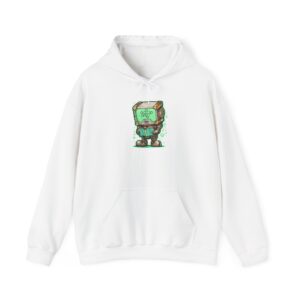 AI Robot Reading Hoodie | Neural Network Sweatshirt for ML Engineers