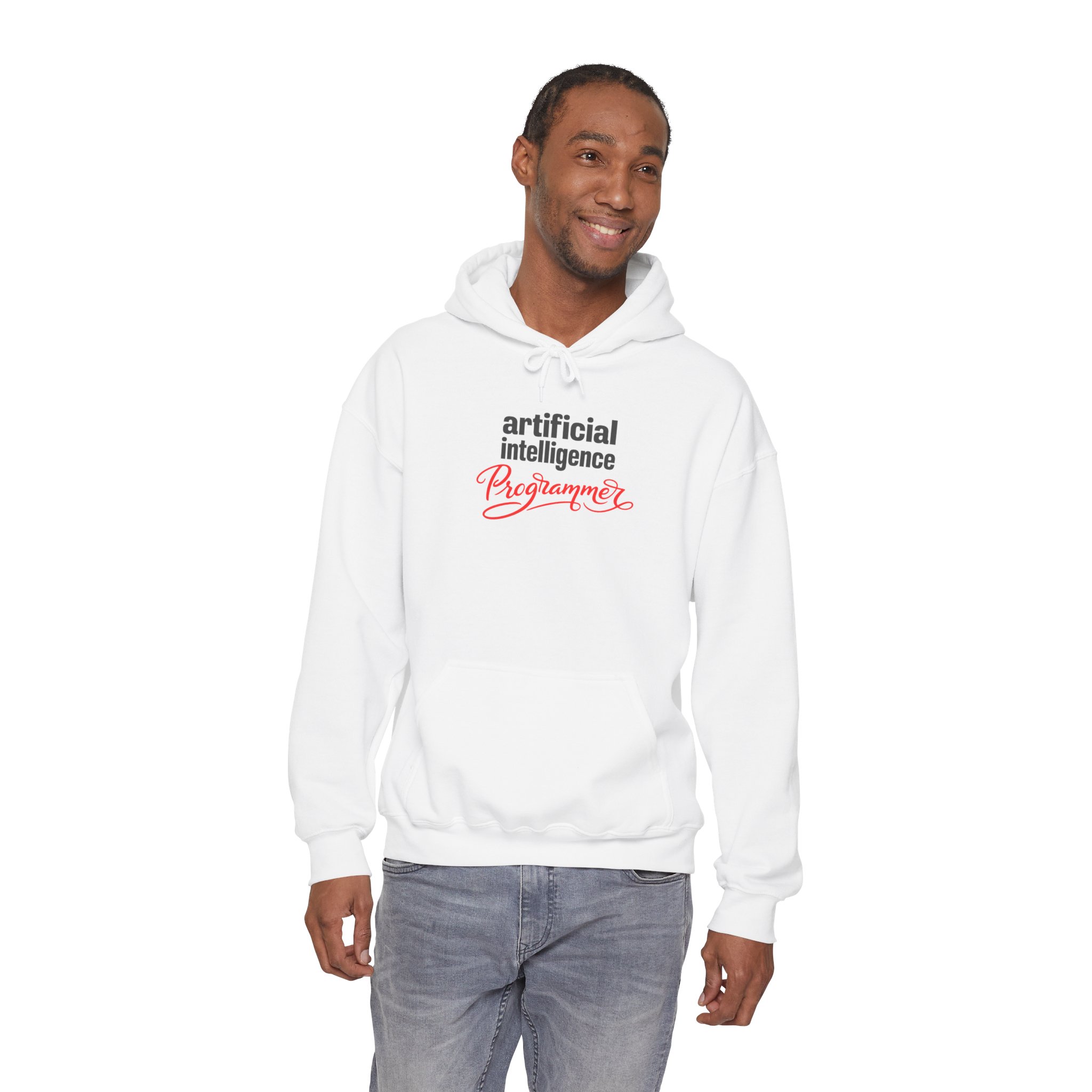 Artificial Intelligence Programmer Hoodie | Bold Script Developer Sweatshirt - Image 13