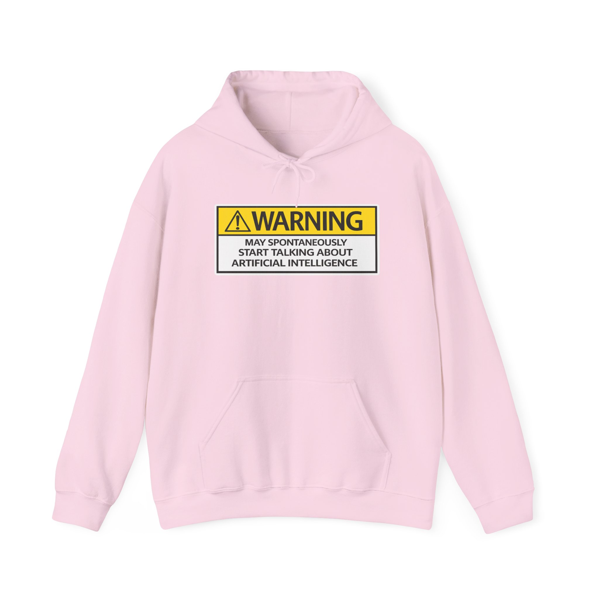 Warning May Talk About AI Hoodie | Funny Artificial Intelligence Sweatshirt - Image 74