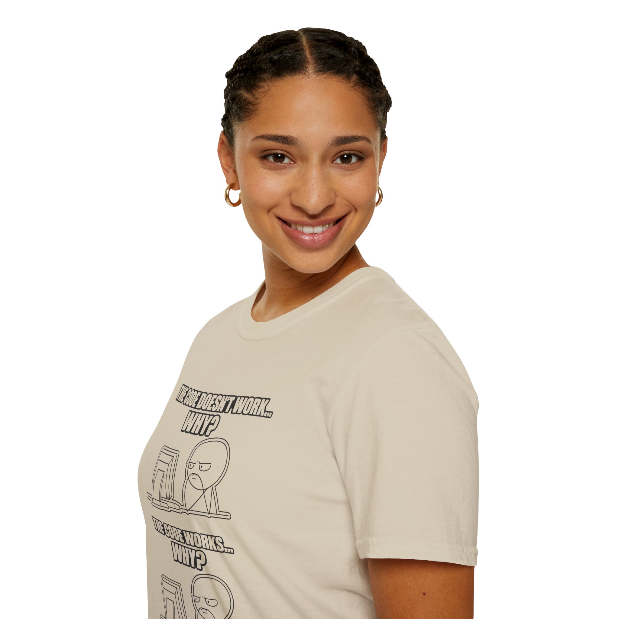 Now That Is a Powerful Cat — Funny AI Meme T-Shirt for Tech Nerds - Image 73