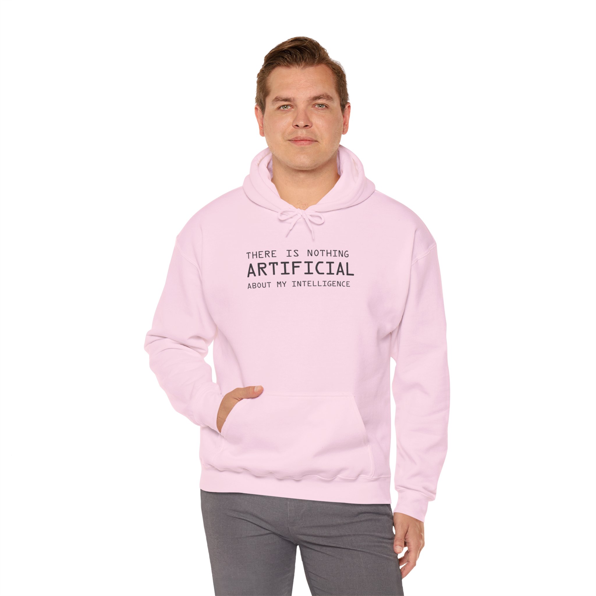 There Is Nothing Artificial About My Intelligence – Funny AI Hoodie - Image 105