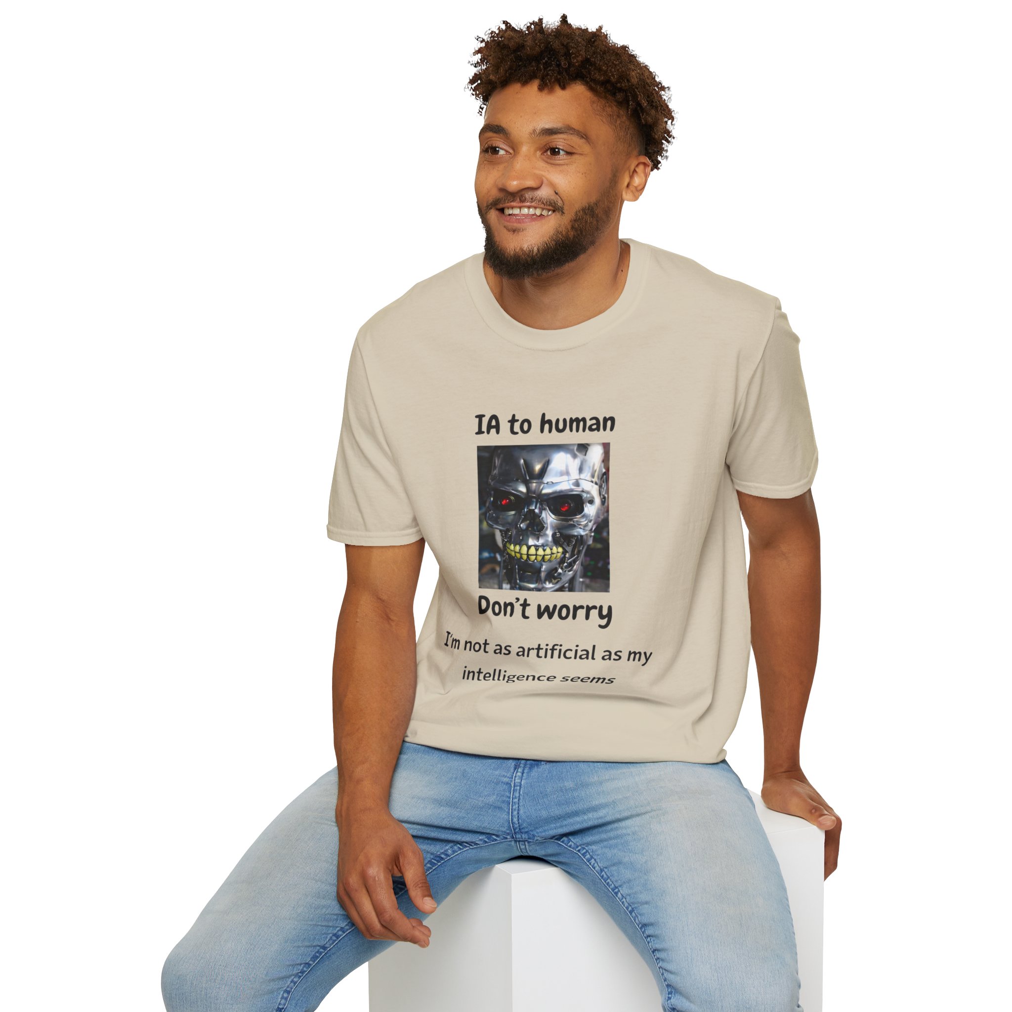 IA to Human Don't Worry — Funny AI Humor T-Shirt for Tech & Developers - Image 31