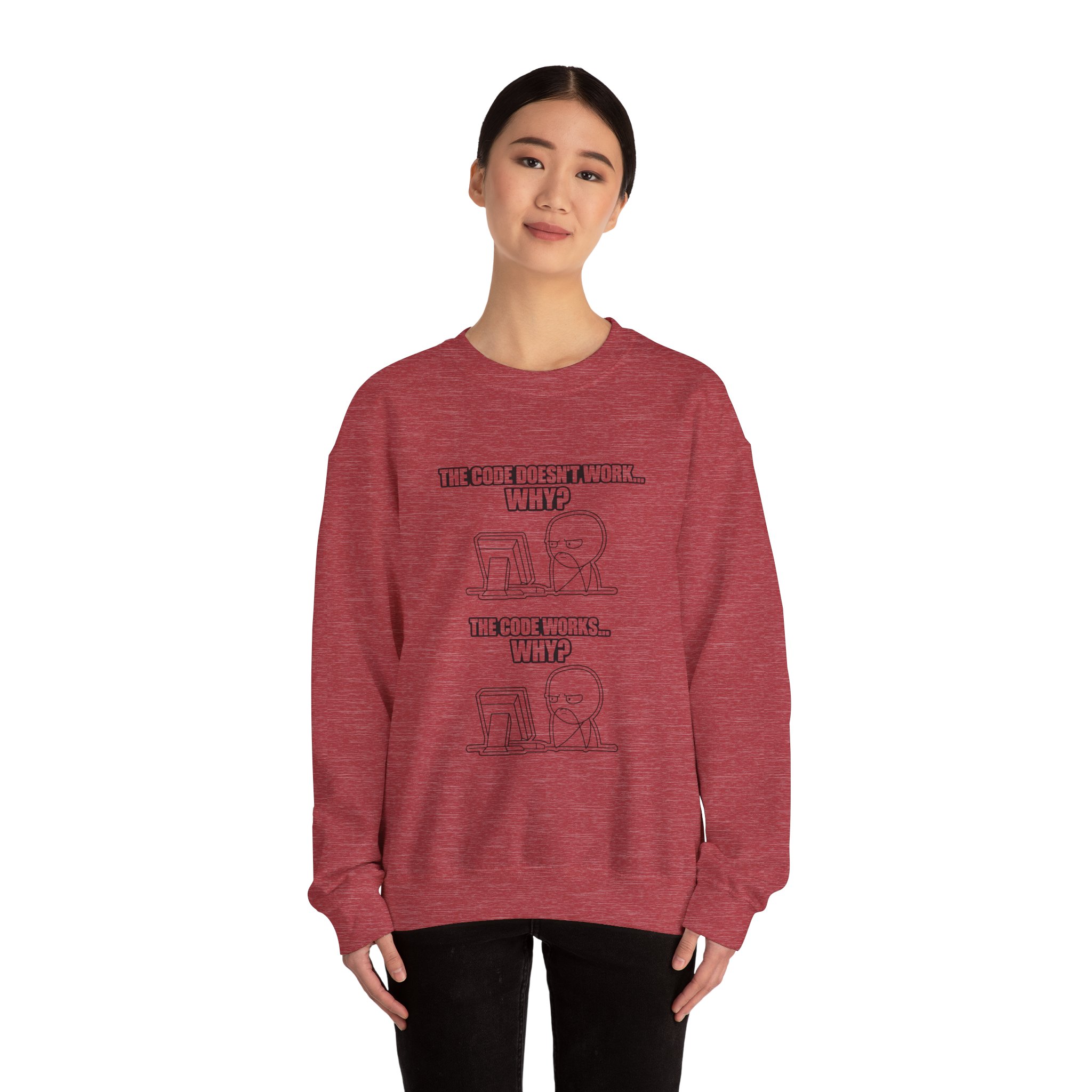 Now That Is a Powerful Cat — AI Meme Sweatshirt for Developers & Tech Fans - Image 85