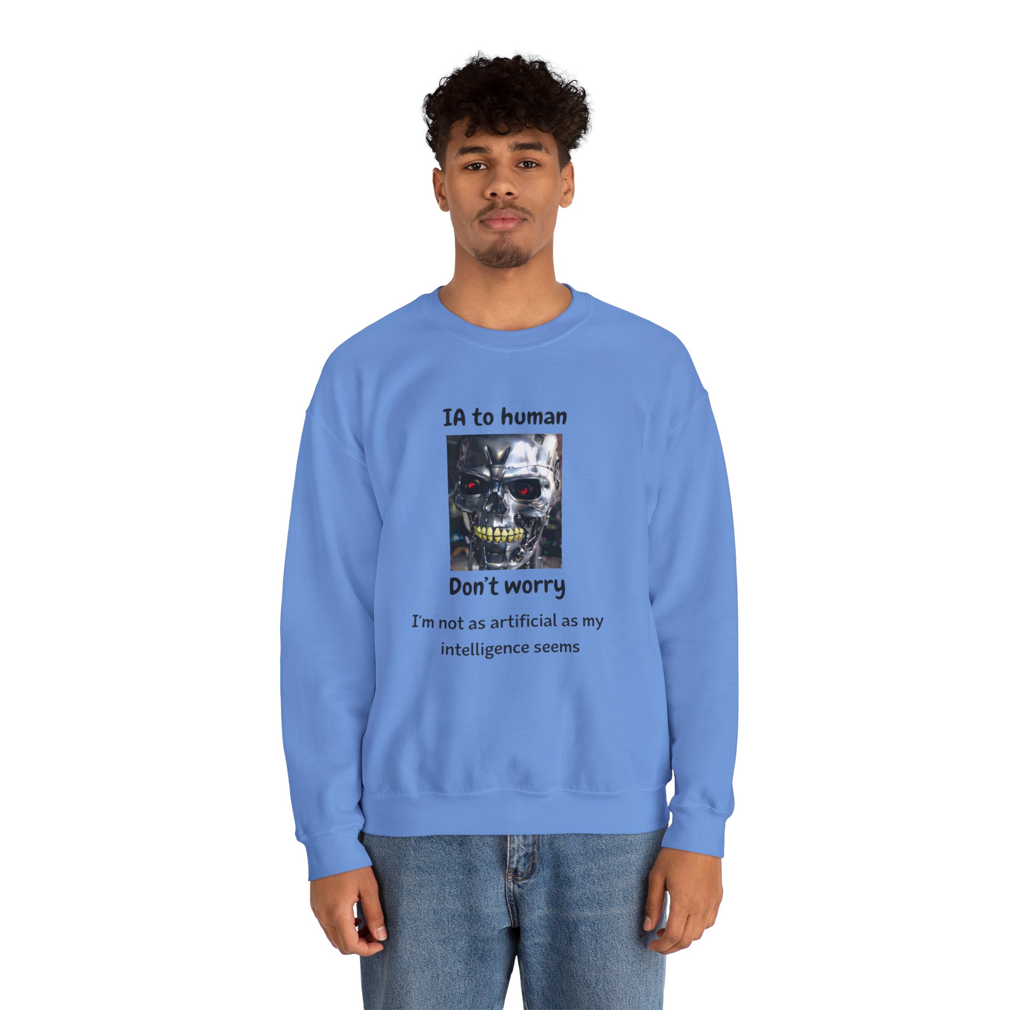 IA to Human Don't Worry — Funny AI Sweatshirt Gift for Developers - Image 64