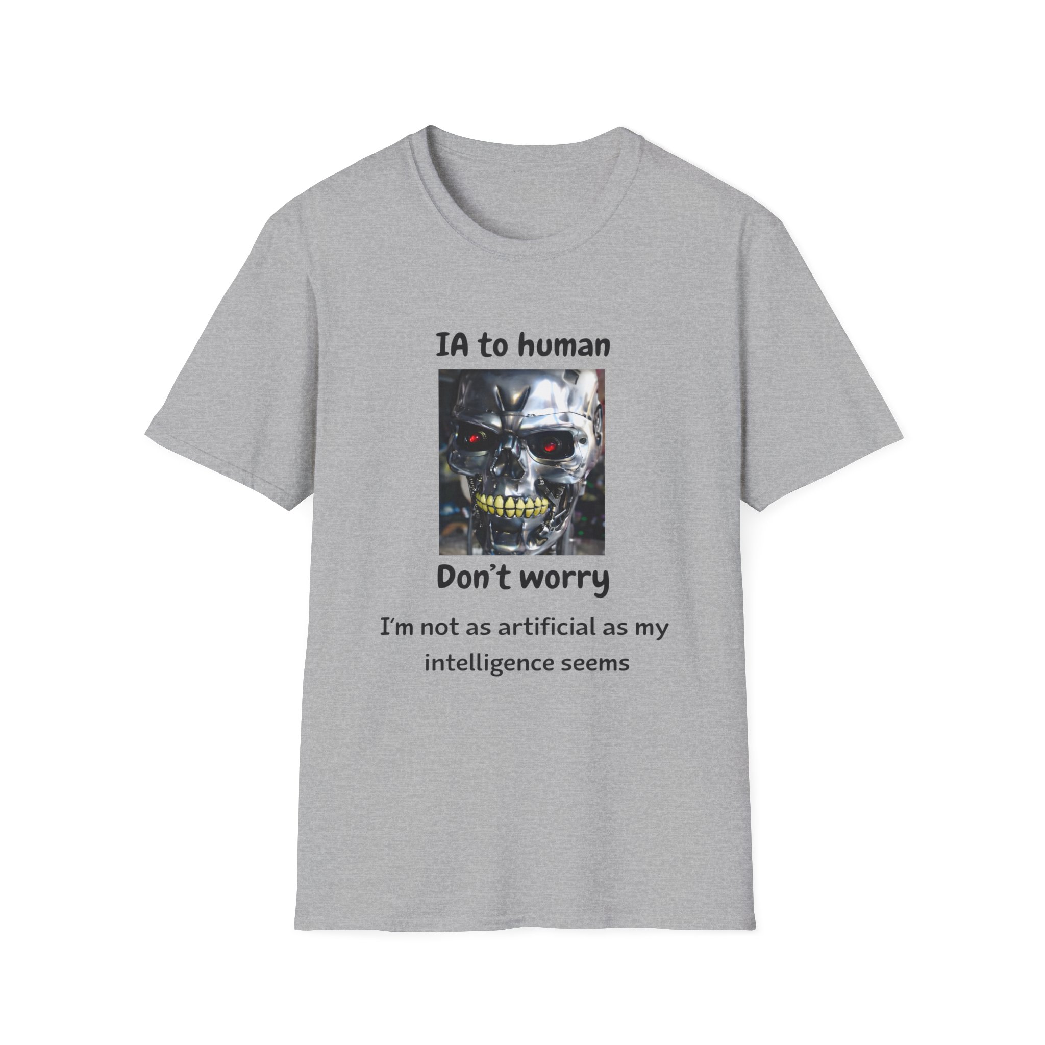 IA to Human Don't Worry — Funny AI Humor T-Shirt for Tech & Developers - Image 45