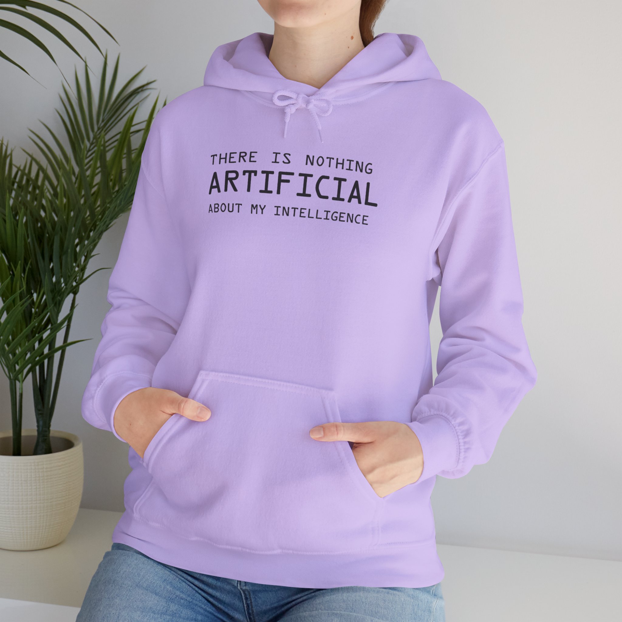 There Is Nothing Artificial About My Intelligence – Funny AI Hoodie - Image 95