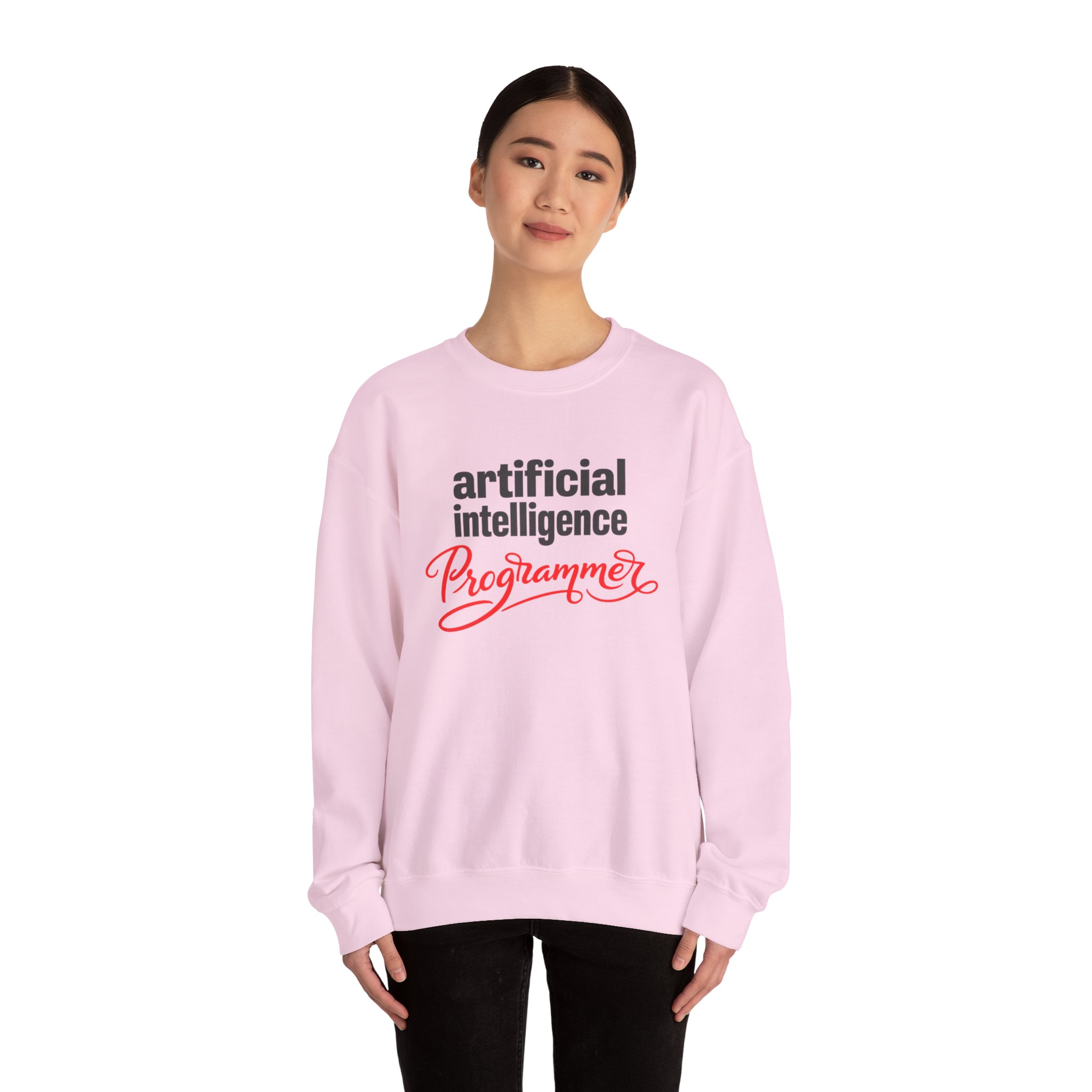 Artificial Intelligence Programmer Sweatshirt | Bold Script Developer Hoodie - Image 53