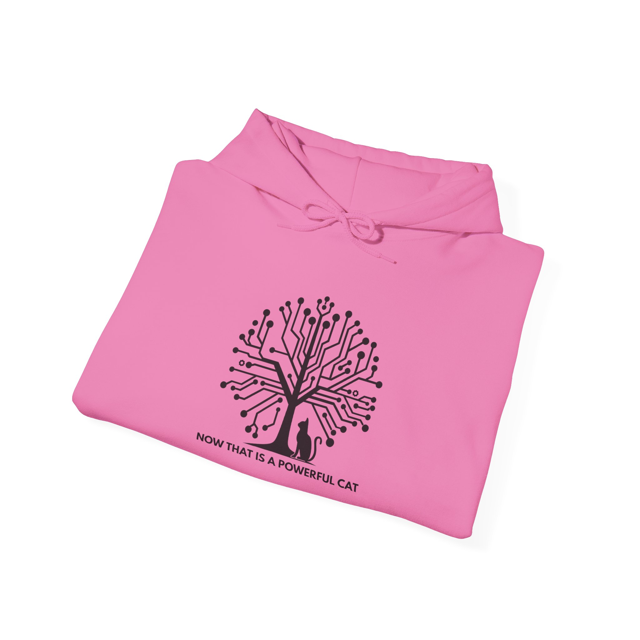 Neural Tree Cat Hoodie | AI Nature Pullover for Developers & Cat Lovers - Image 112
