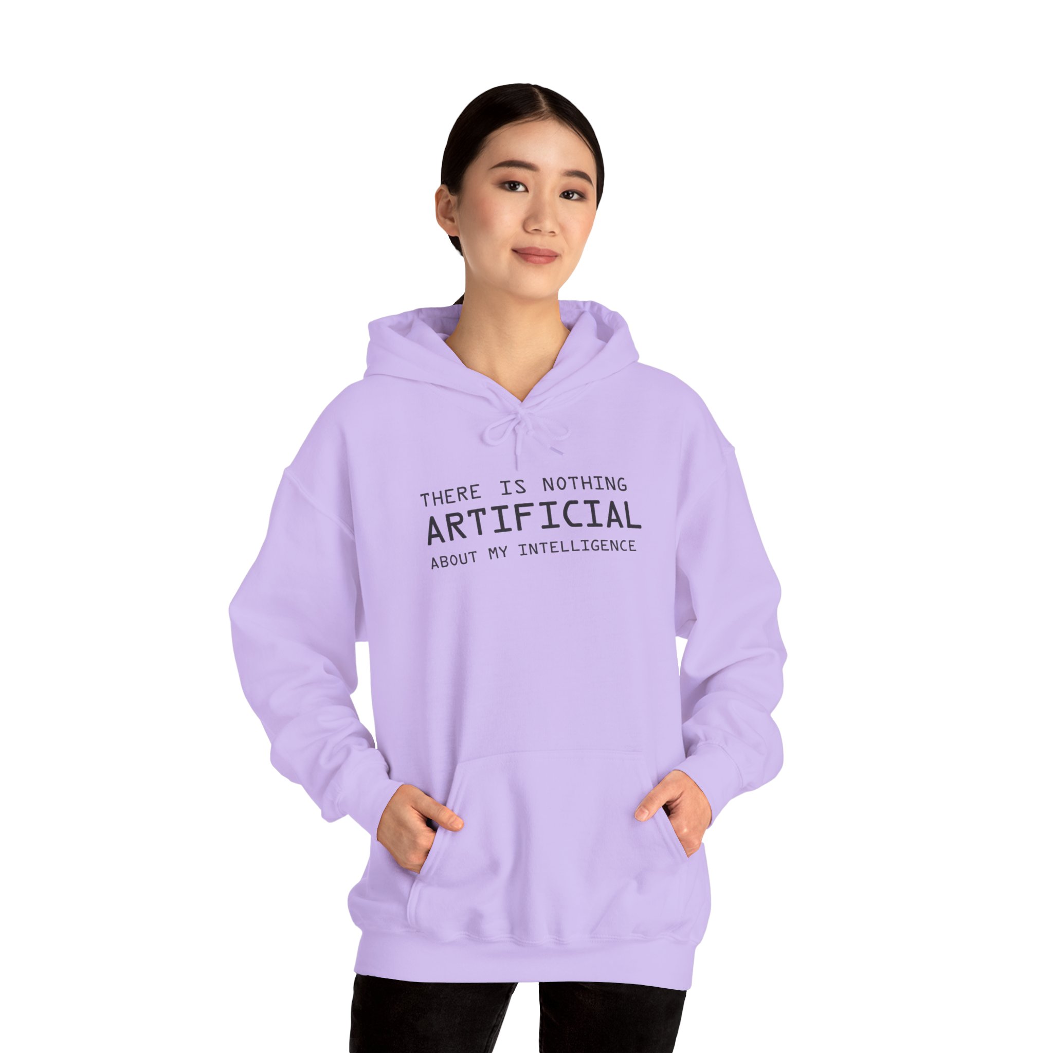 There Is Nothing Artificial About My Intelligence – Funny AI Hoodie - Image 90