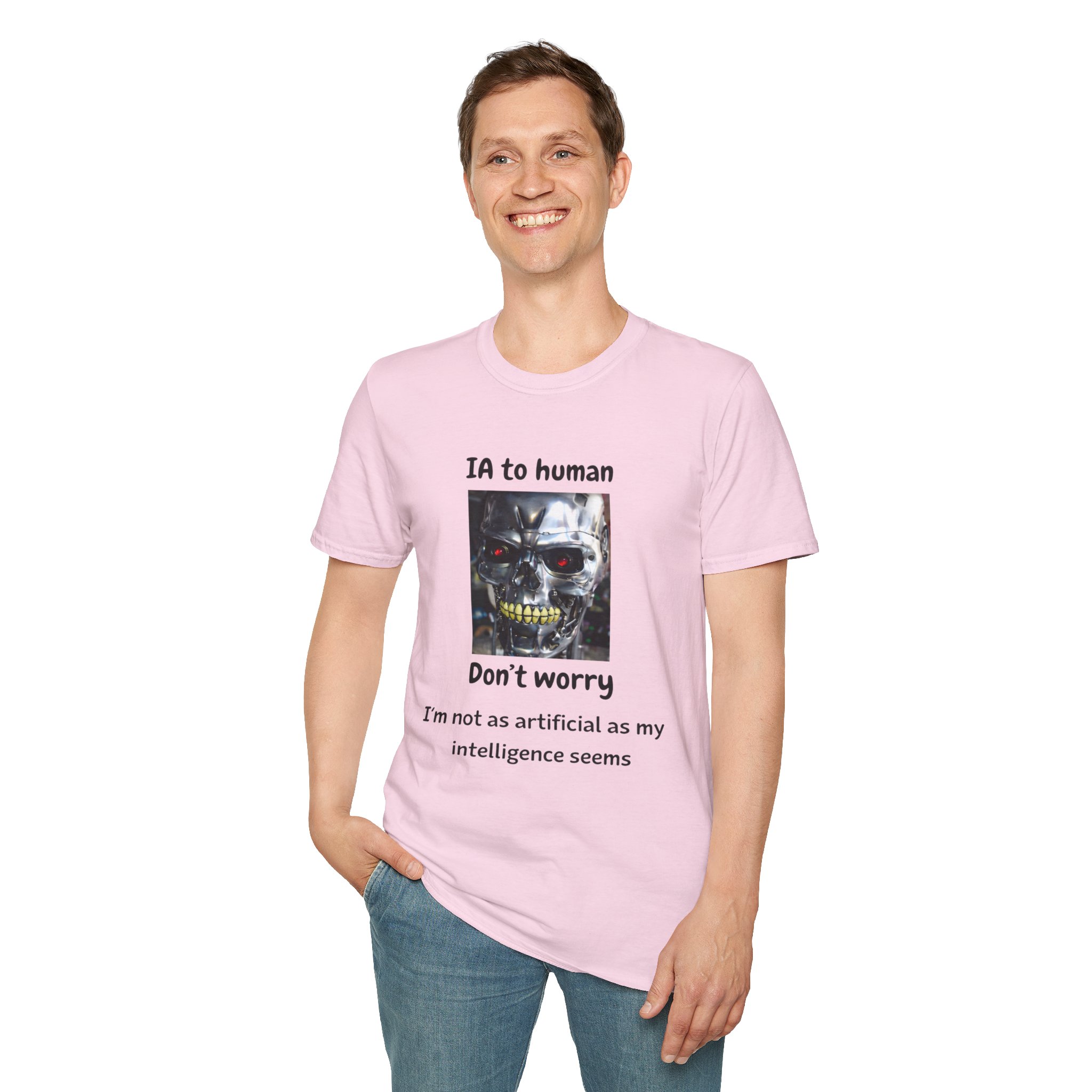 IA to Human Don't Worry — Funny AI Humor T-Shirt for Tech & Developers - Image 116