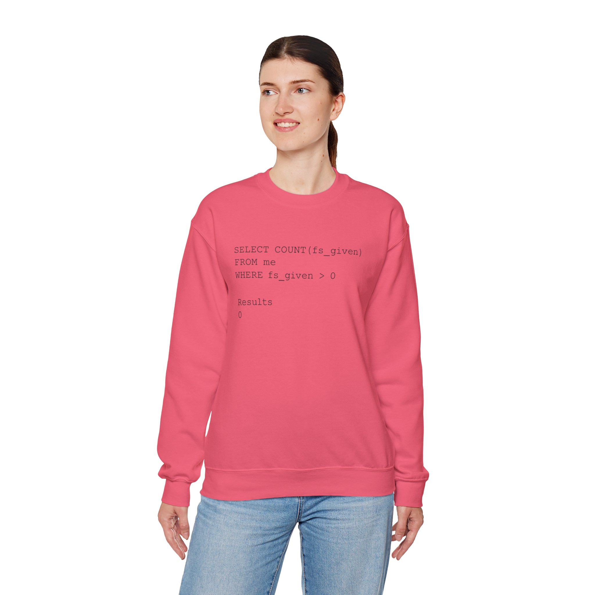 SELECT COUNT Funny SQL Sweatshirt for Data Engineers & Developers - Image 79