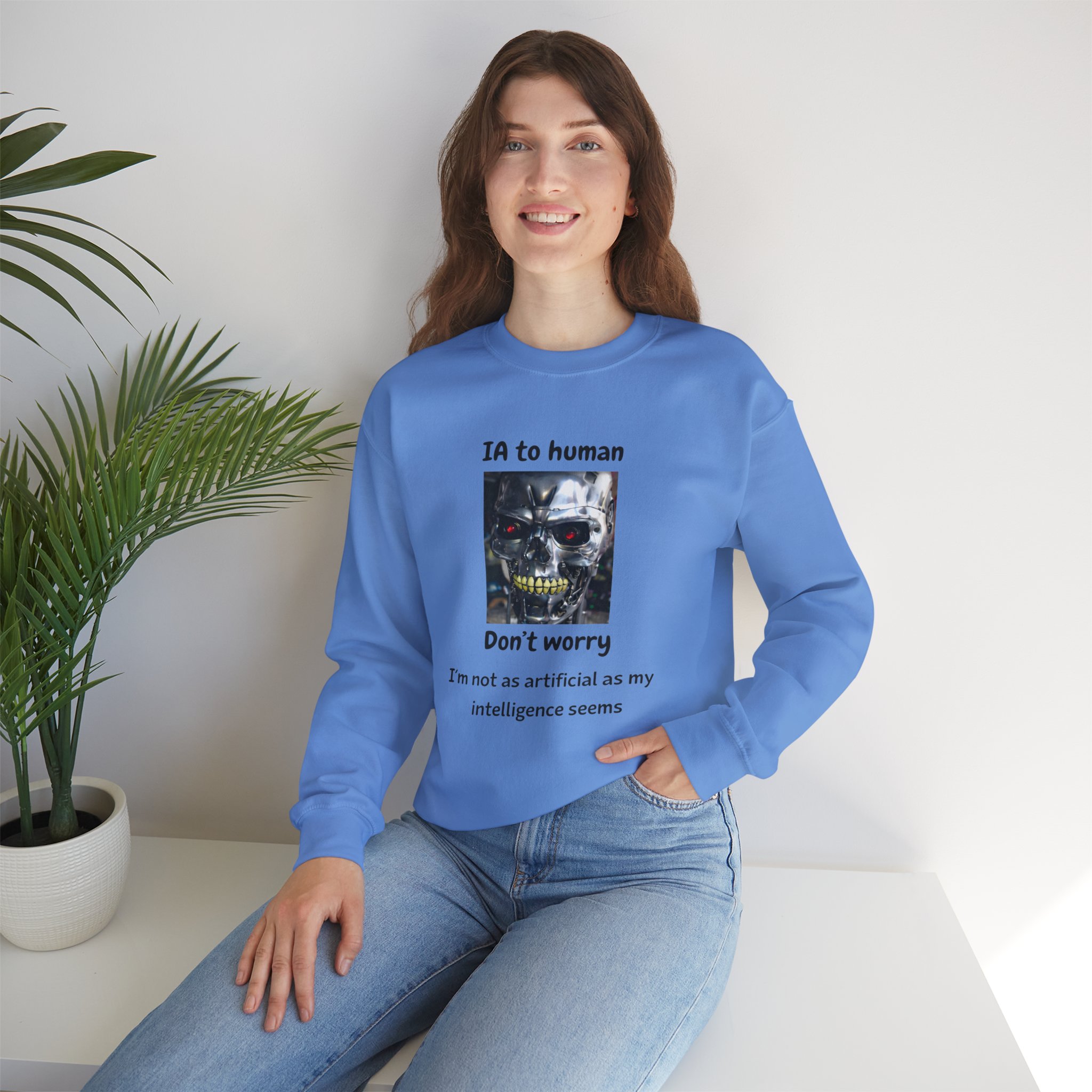 IA to Human Don't Worry — Funny AI Sweatshirt Gift for Developers - Image 68