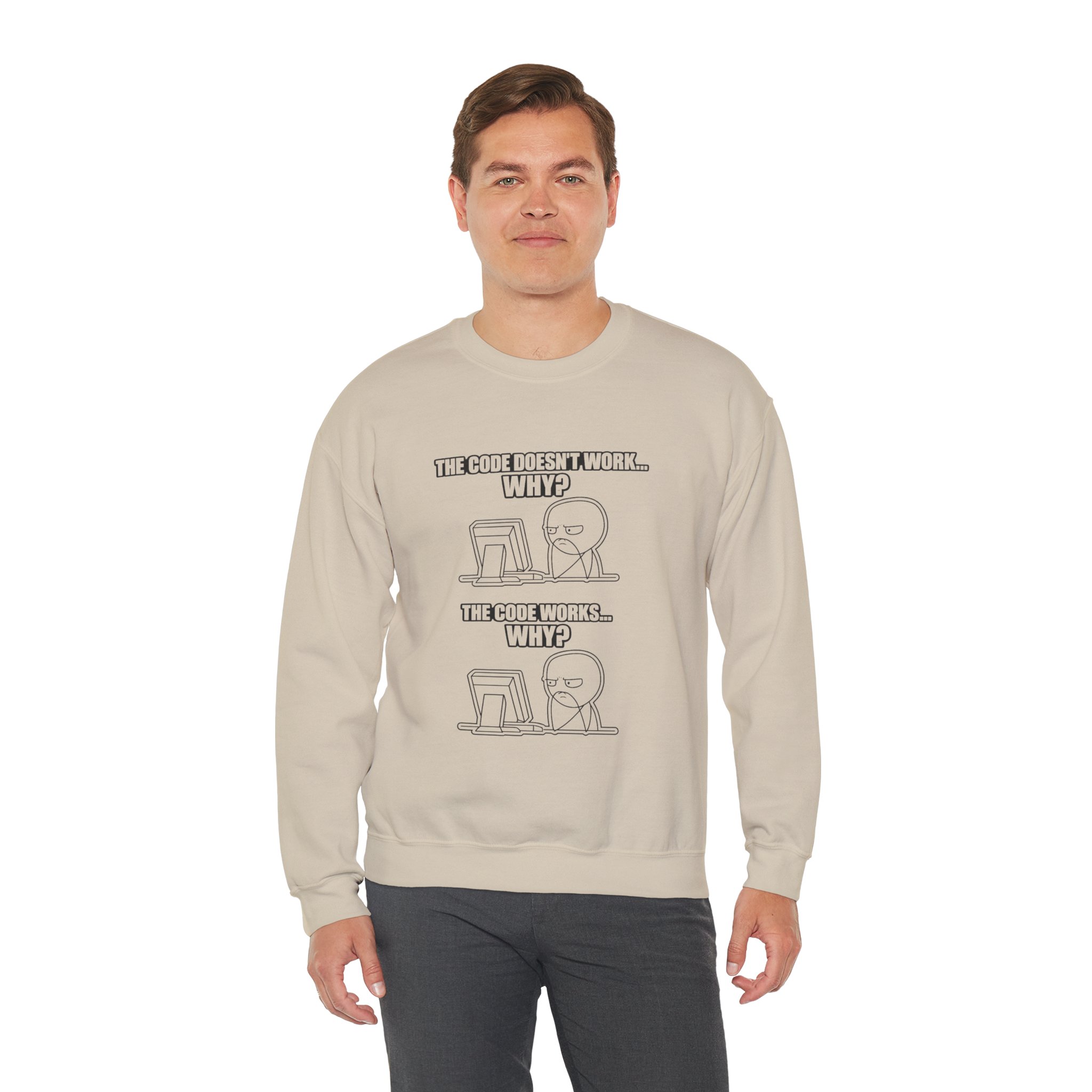 Now That Is a Powerful Cat — AI Meme Sweatshirt for Developers & Tech Fans - Image 42