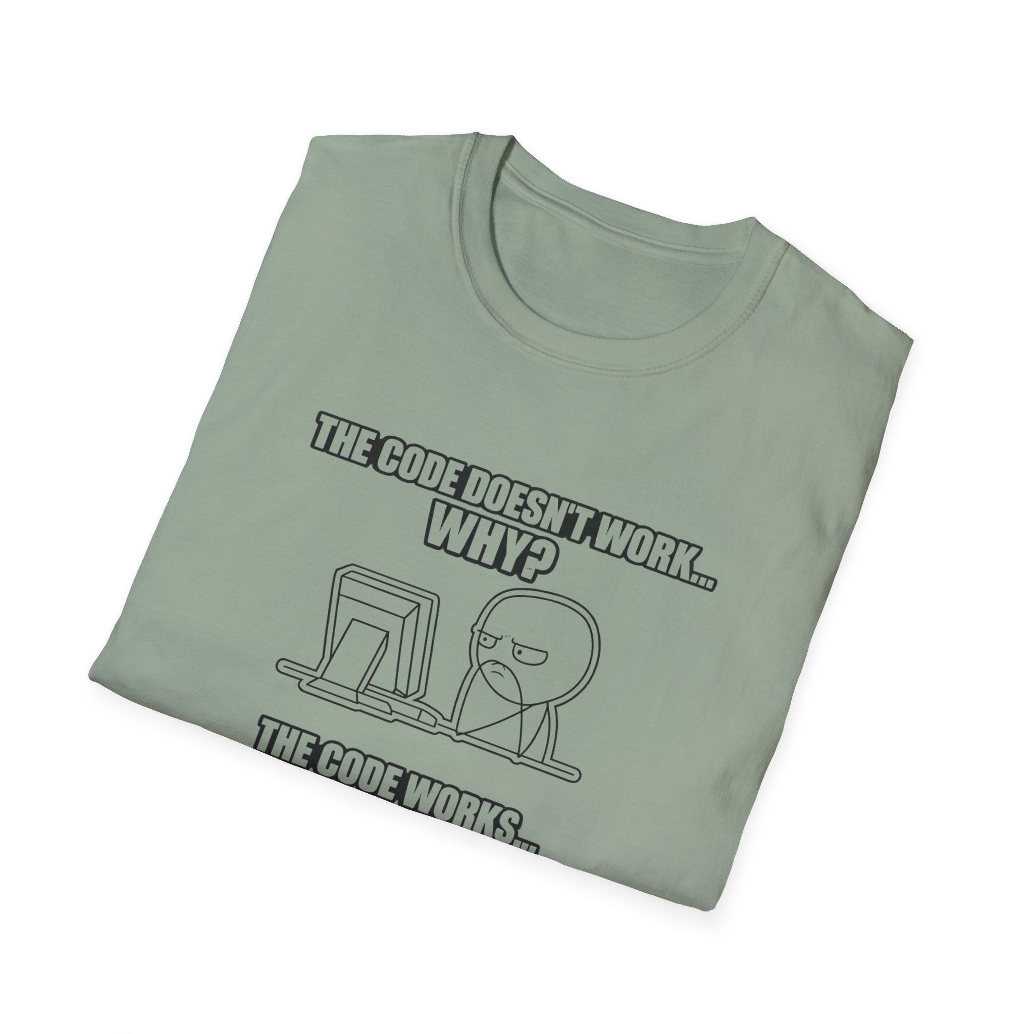 Now That Is a Powerful Cat — Funny AI Meme T-Shirt for Tech Nerds - Image 169