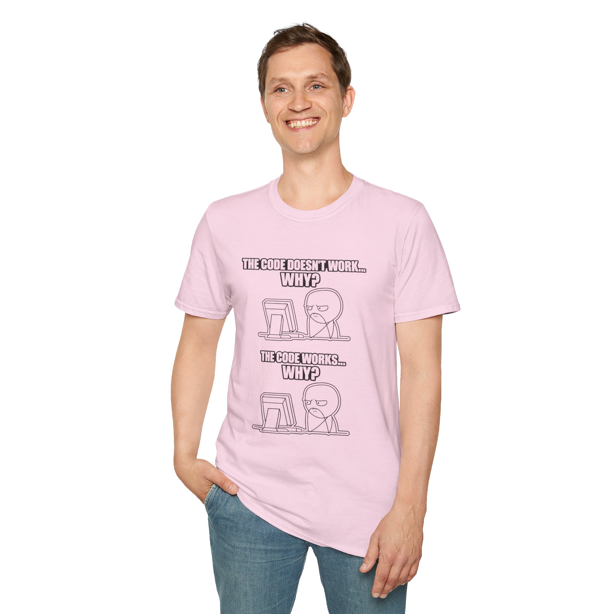Now That Is a Powerful Cat — Funny AI Meme T-Shirt for Tech Nerds - Image 138