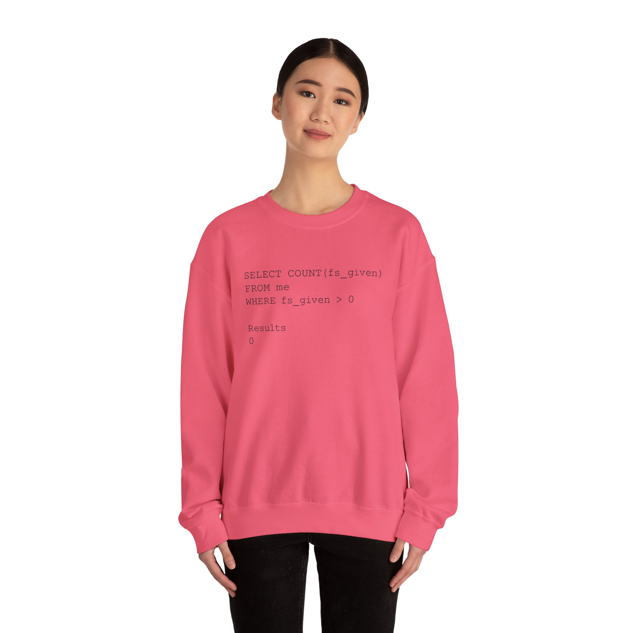 SELECT COUNT Funny SQL Sweatshirt for Data Engineers & Developers - Image 76