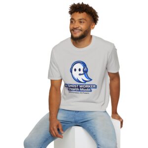 AI Ghost Worker Stealth Mode – 100% Prompted 0% Present Funny T-Shirt