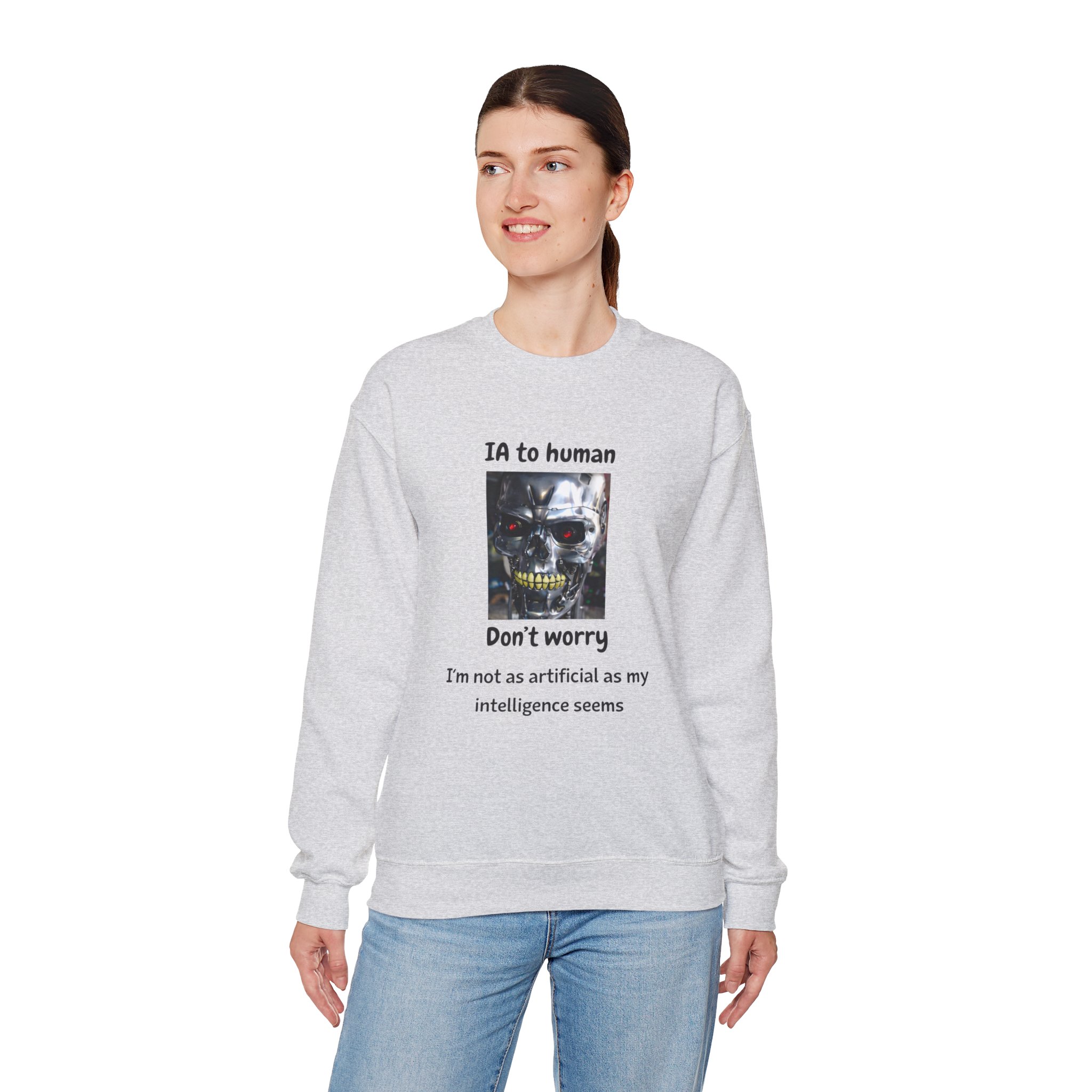 IA to Human Don't Worry — Funny AI Sweatshirt Gift for Developers - Image 37