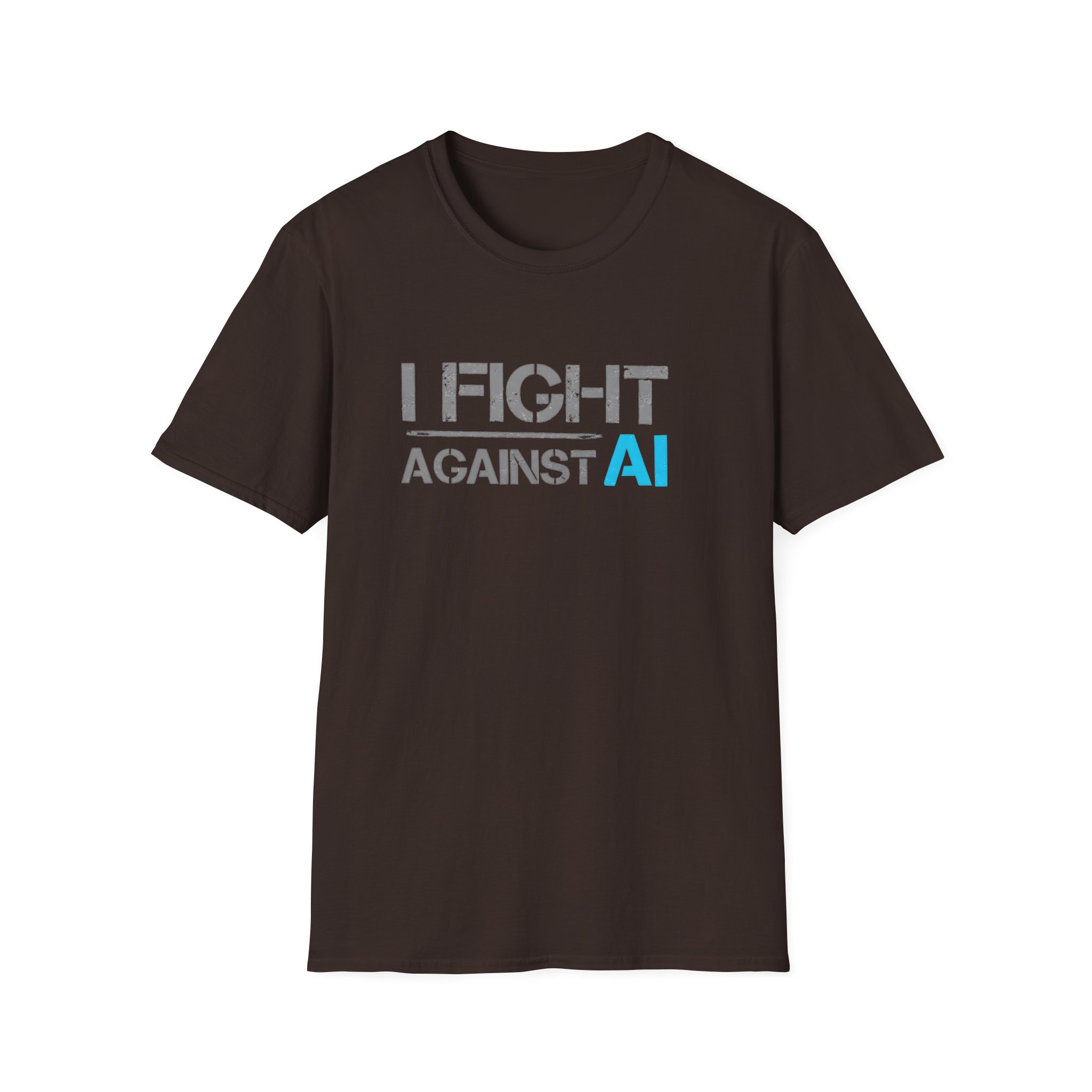 I Fight Against AI – Anti-AI Resistance Graphic T-Shirt for Creatives - Image 6
