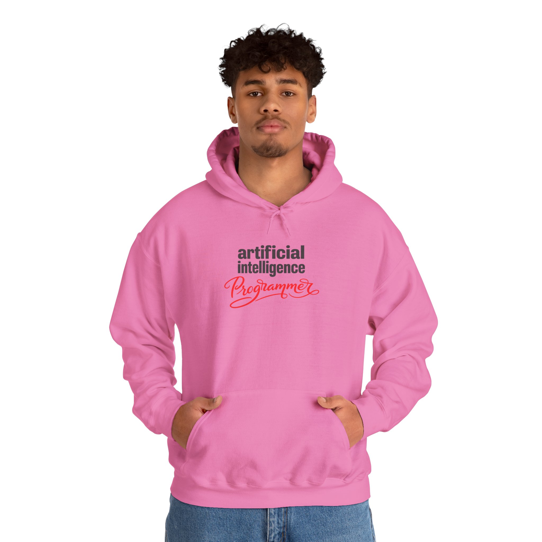 Artificial Intelligence Programmer Hoodie | Bold Script Developer Sweatshirt - Image 97