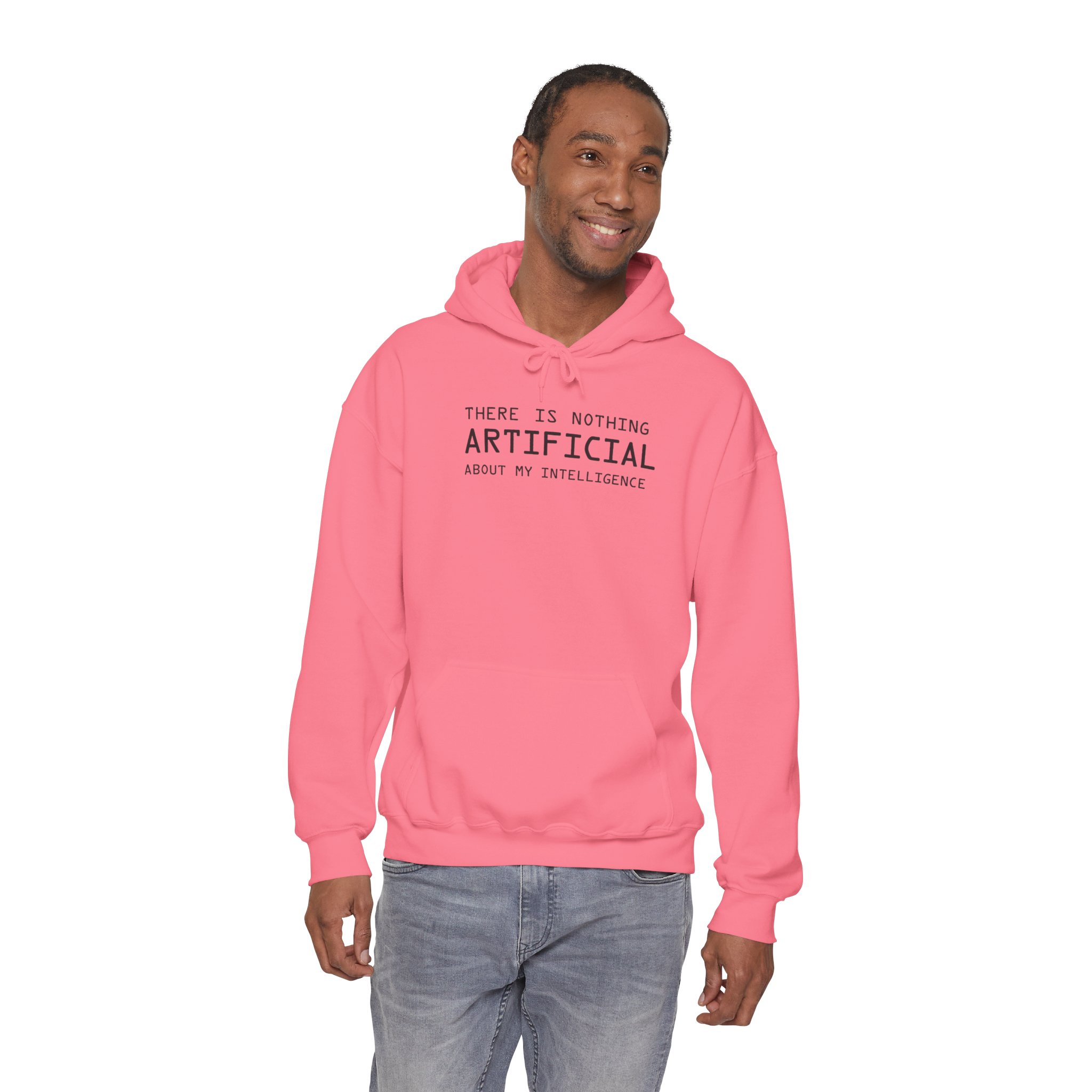 There Is Nothing Artificial About My Intelligence – Funny AI Hoodie - Image 130