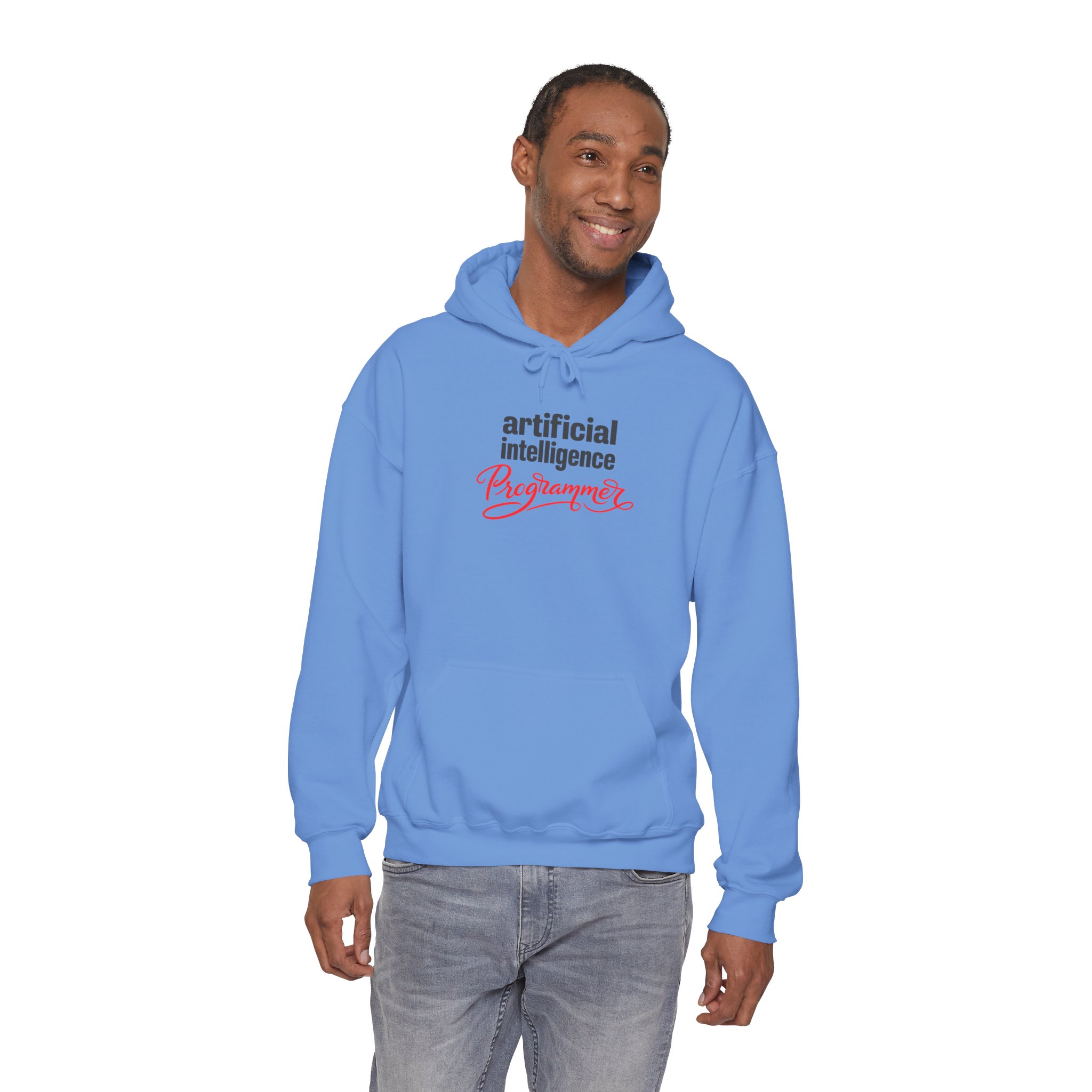 Artificial Intelligence Programmer Hoodie | Bold Script Developer Sweatshirt - Image 68