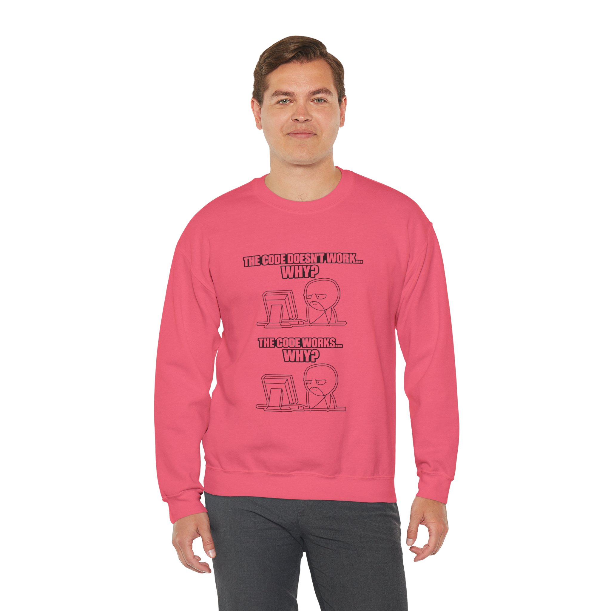 Now That Is a Powerful Cat — AI Meme Sweatshirt for Developers & Tech Fans - Image 78