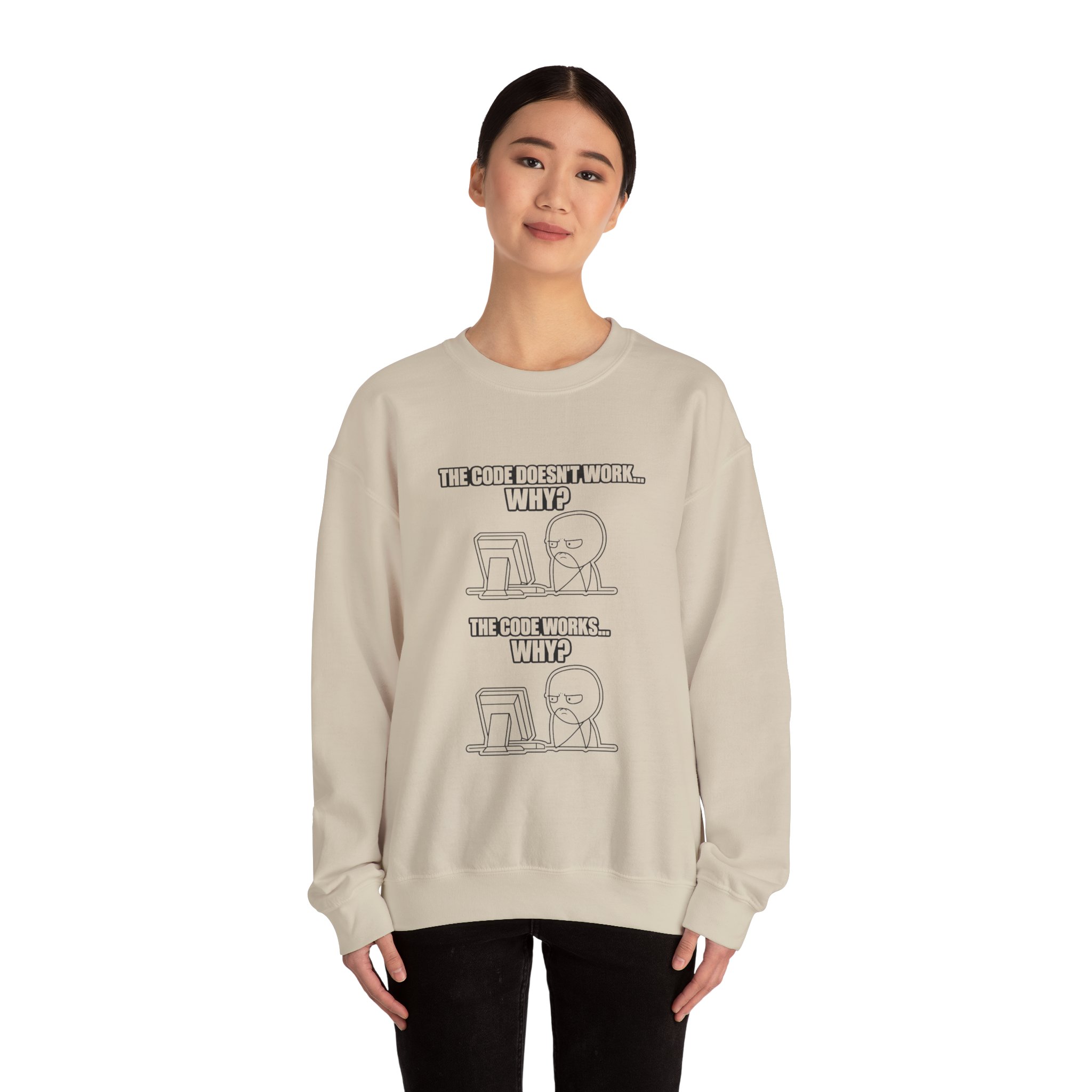 Now That Is a Powerful Cat — AI Meme Sweatshirt for Developers & Tech Fans - Image 40