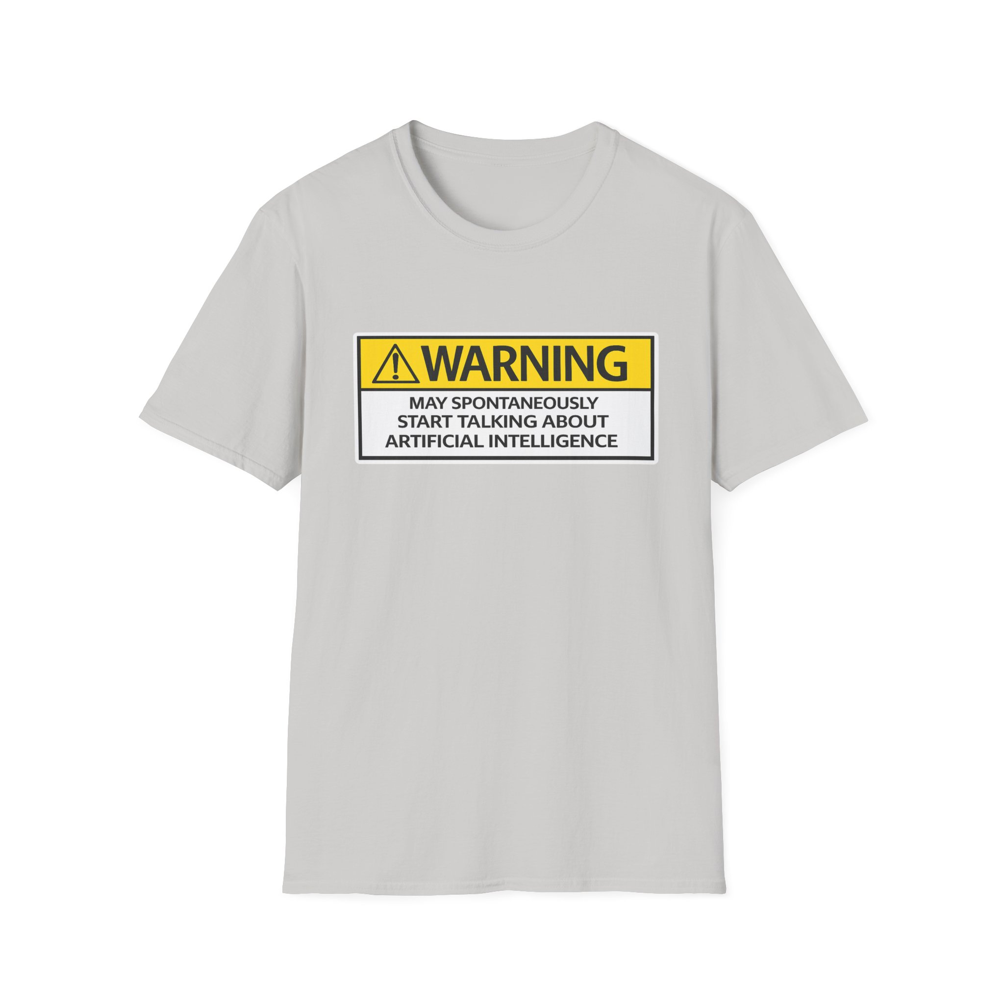 Warning May Talk About AI Tee | Funny Artificial Intelligence Shirt - Image 28