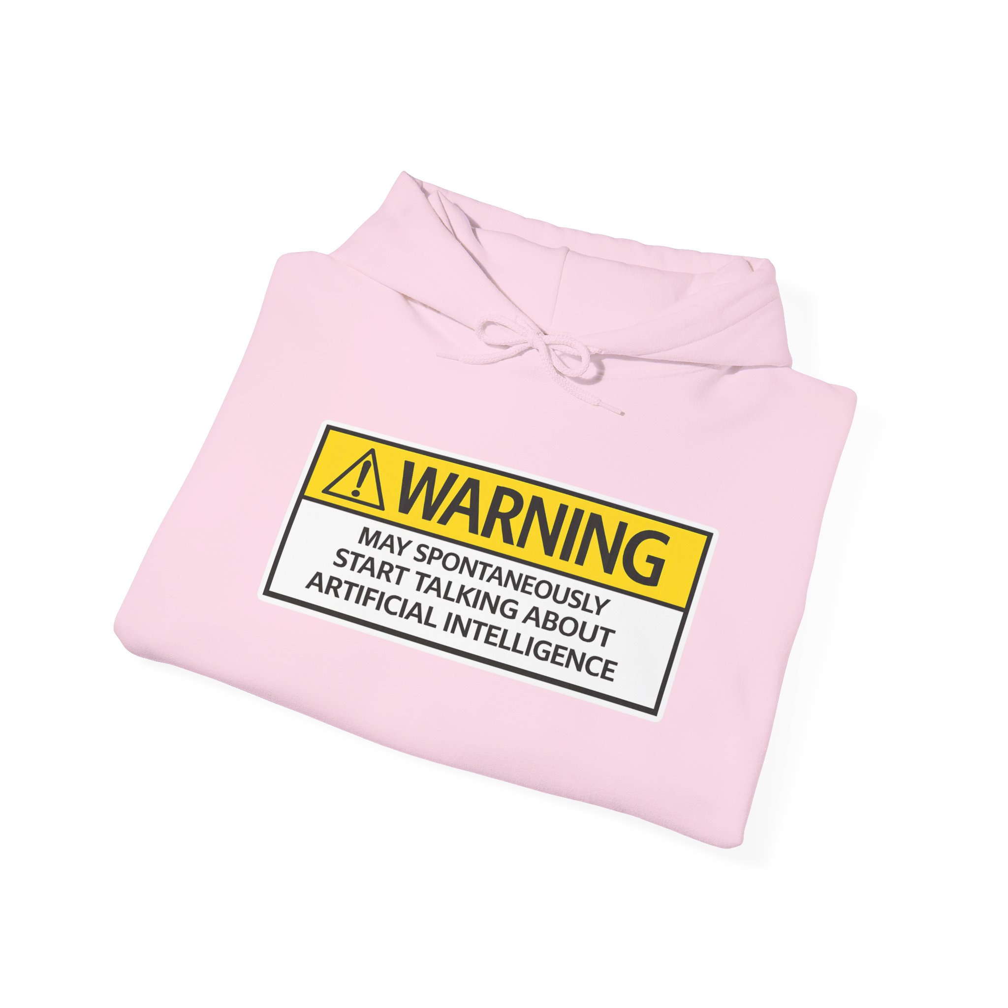Warning May Talk About AI Hoodie | Funny Artificial Intelligence Sweatshirt - Image 77