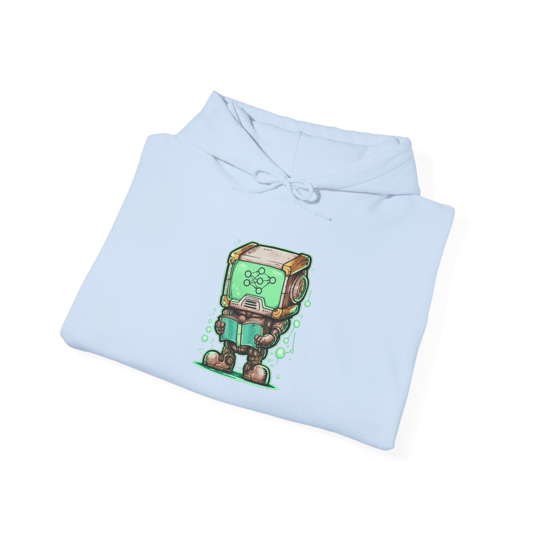AI Robot Reading Hoodie | Neural Network Sweatshirt for ML Engineers - Image 76