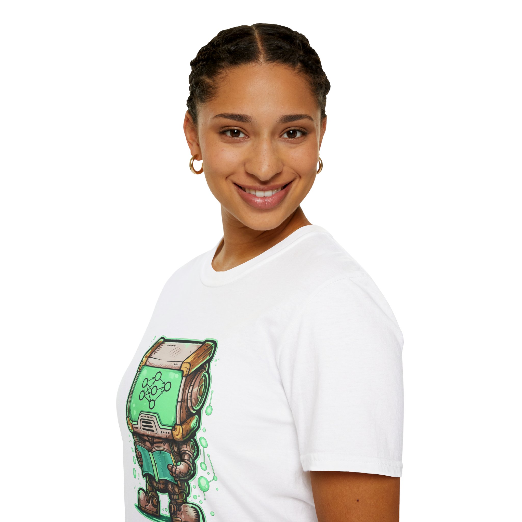 AI Robot Reading Tee | Neural Network Shirt for ML Engineers - Image 11