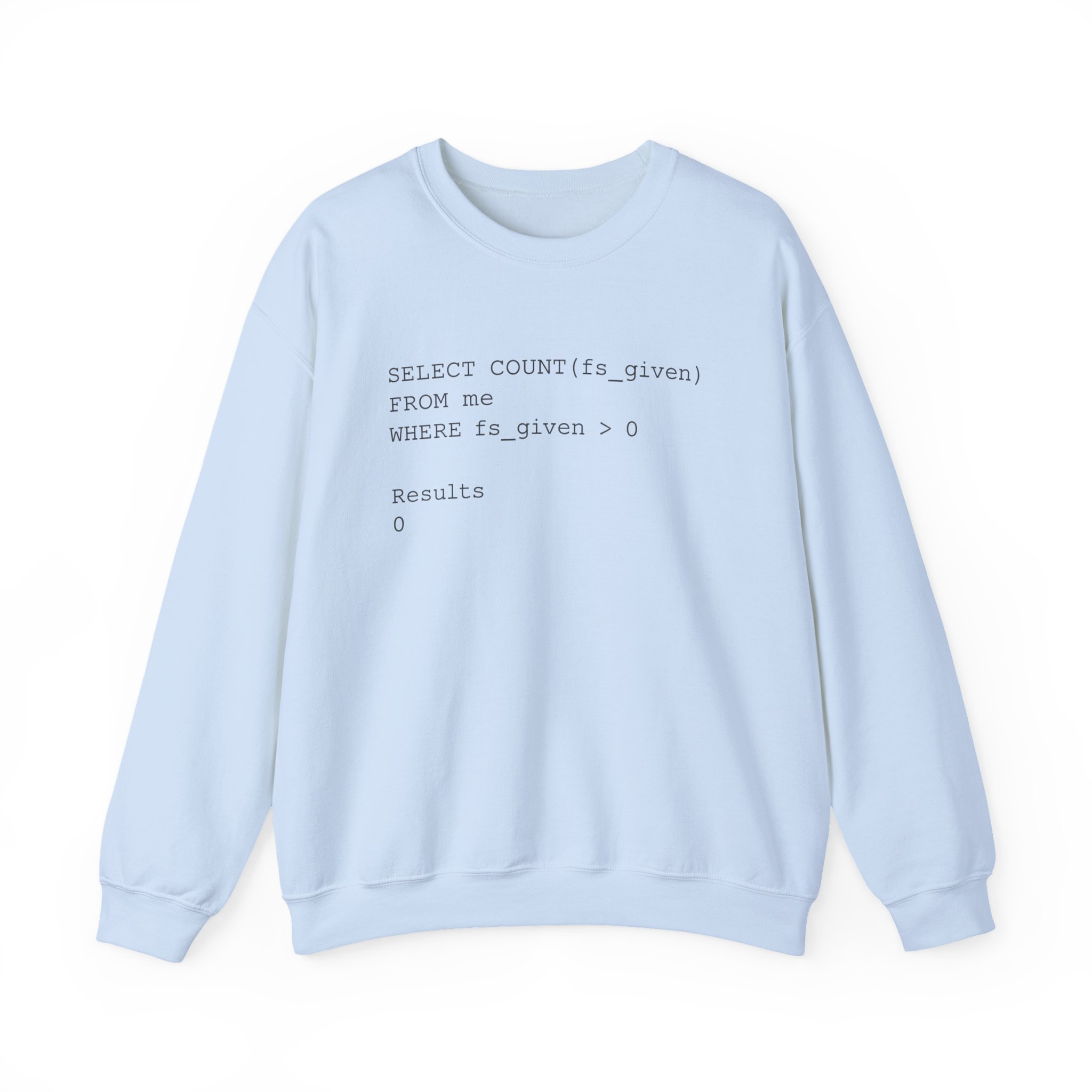 SELECT COUNT Funny SQL Sweatshirt for Data Engineers & Developers - Image 2