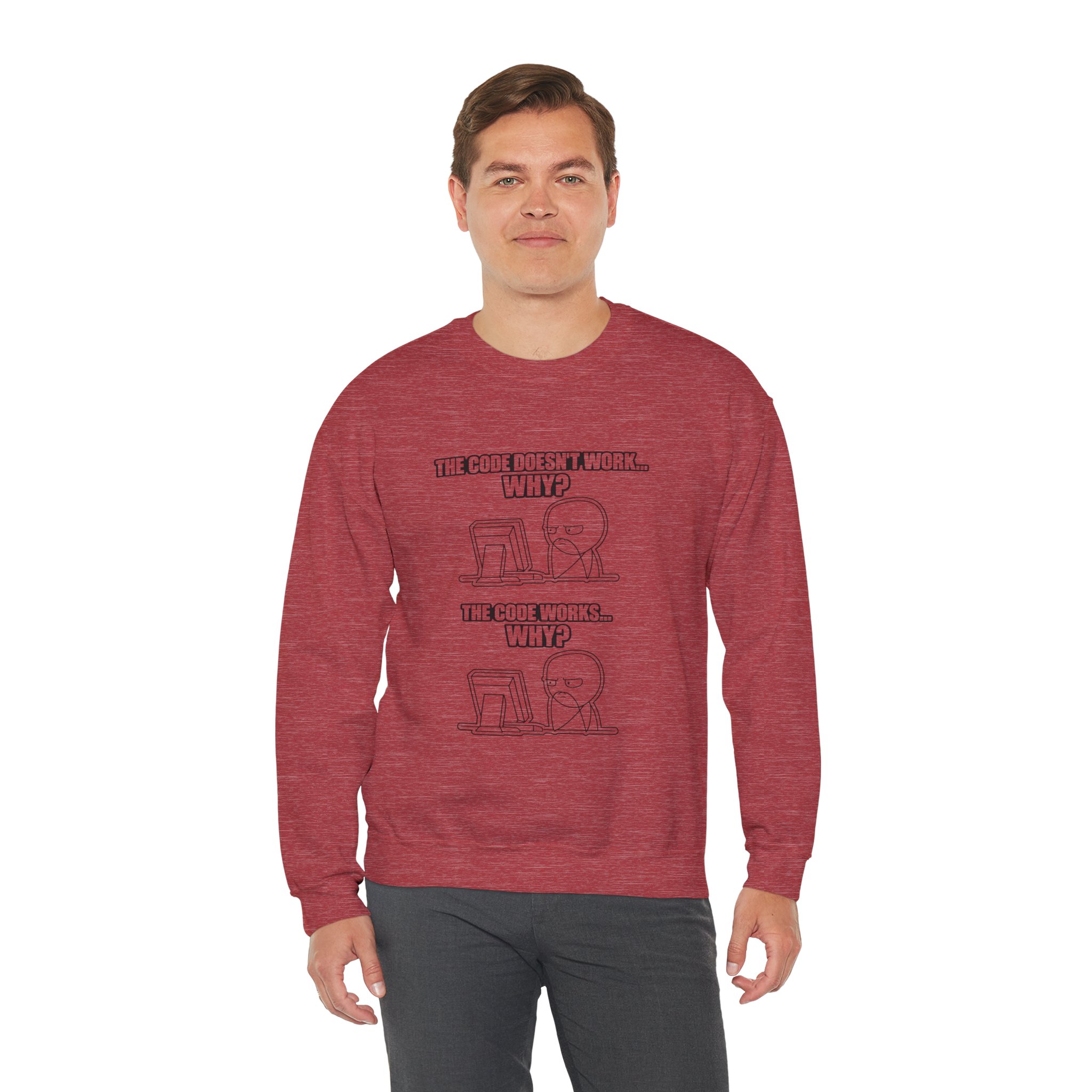 Now That Is a Powerful Cat — AI Meme Sweatshirt for Developers & Tech Fans - Image 87