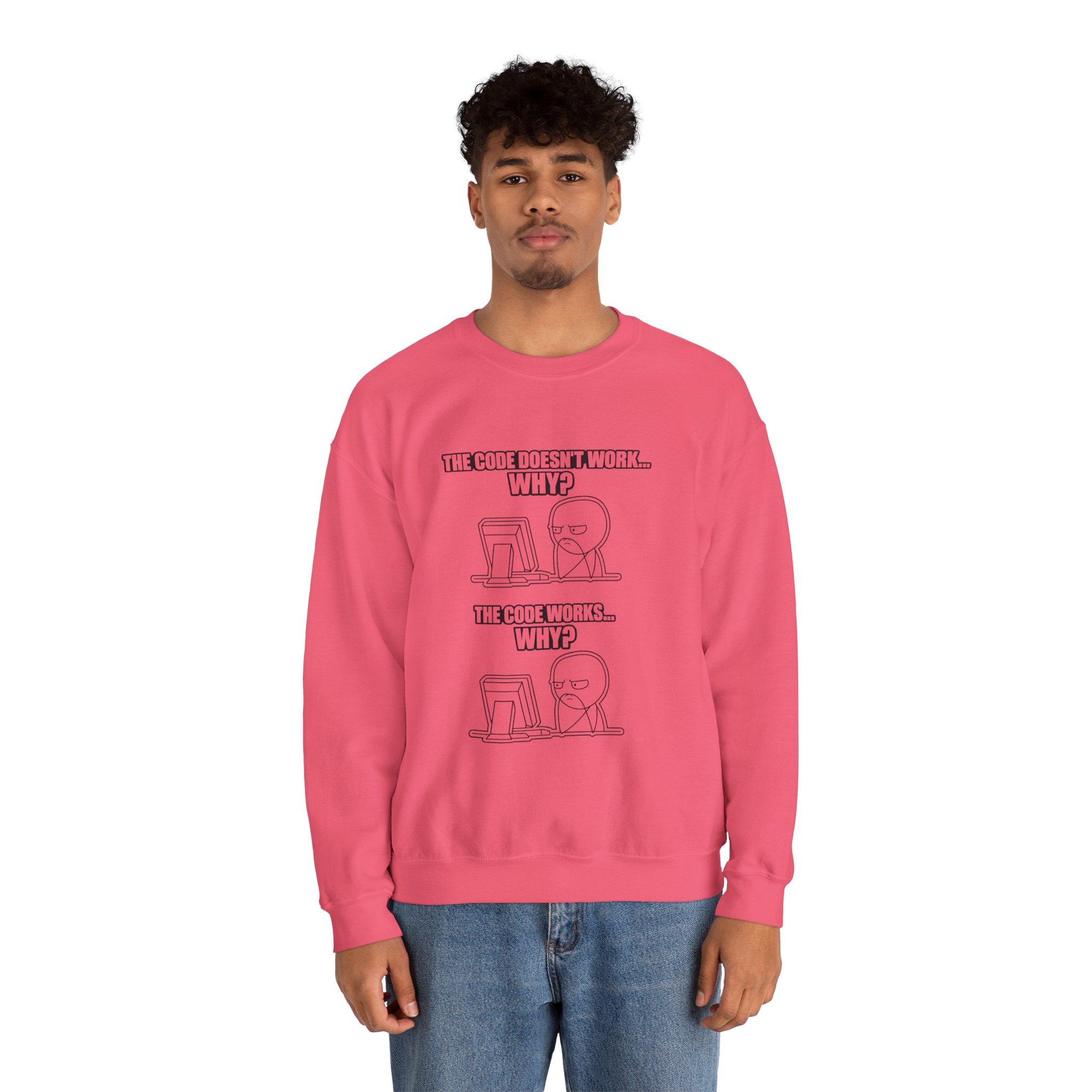 Now That Is a Powerful Cat — AI Meme Sweatshirt for Developers & Tech Fans - Image 77