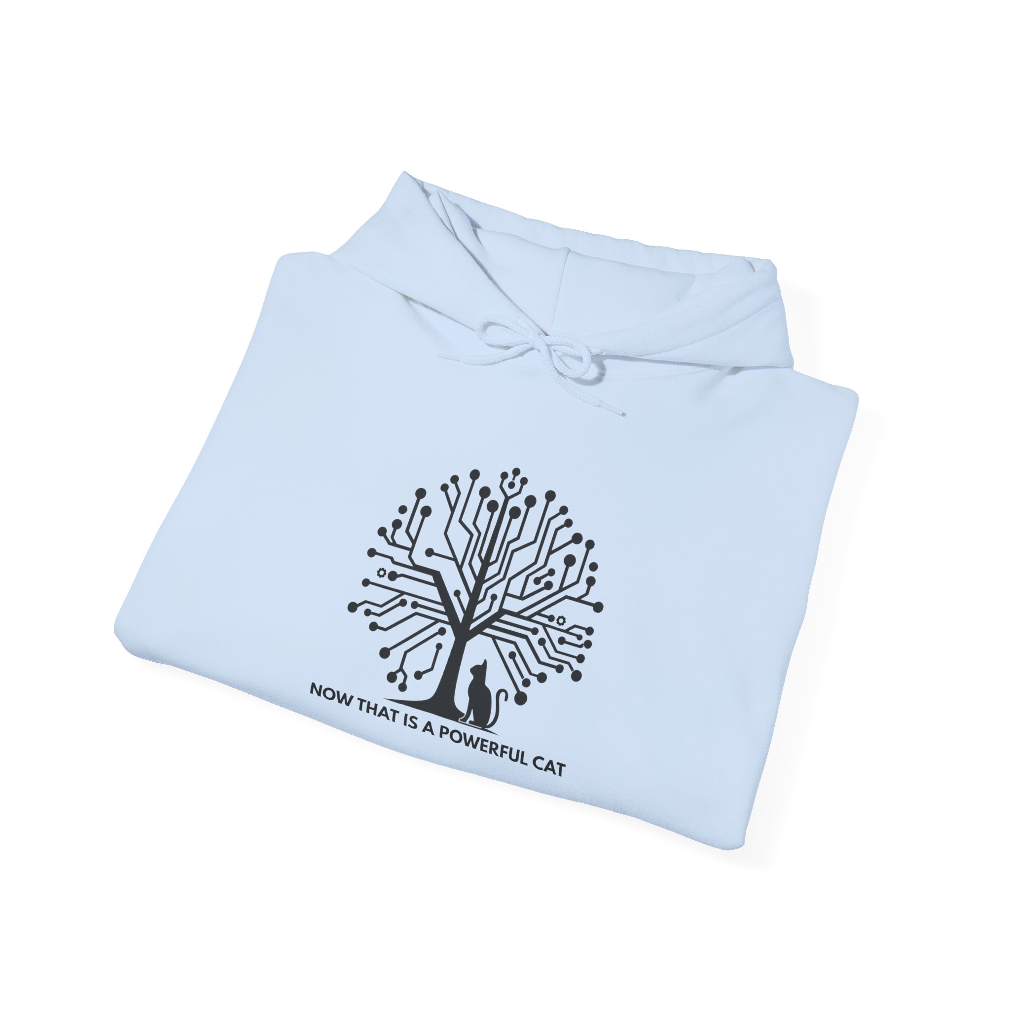 Neural Tree Cat Hoodie | AI Nature Pullover for Developers & Cat Lovers - Image 76
