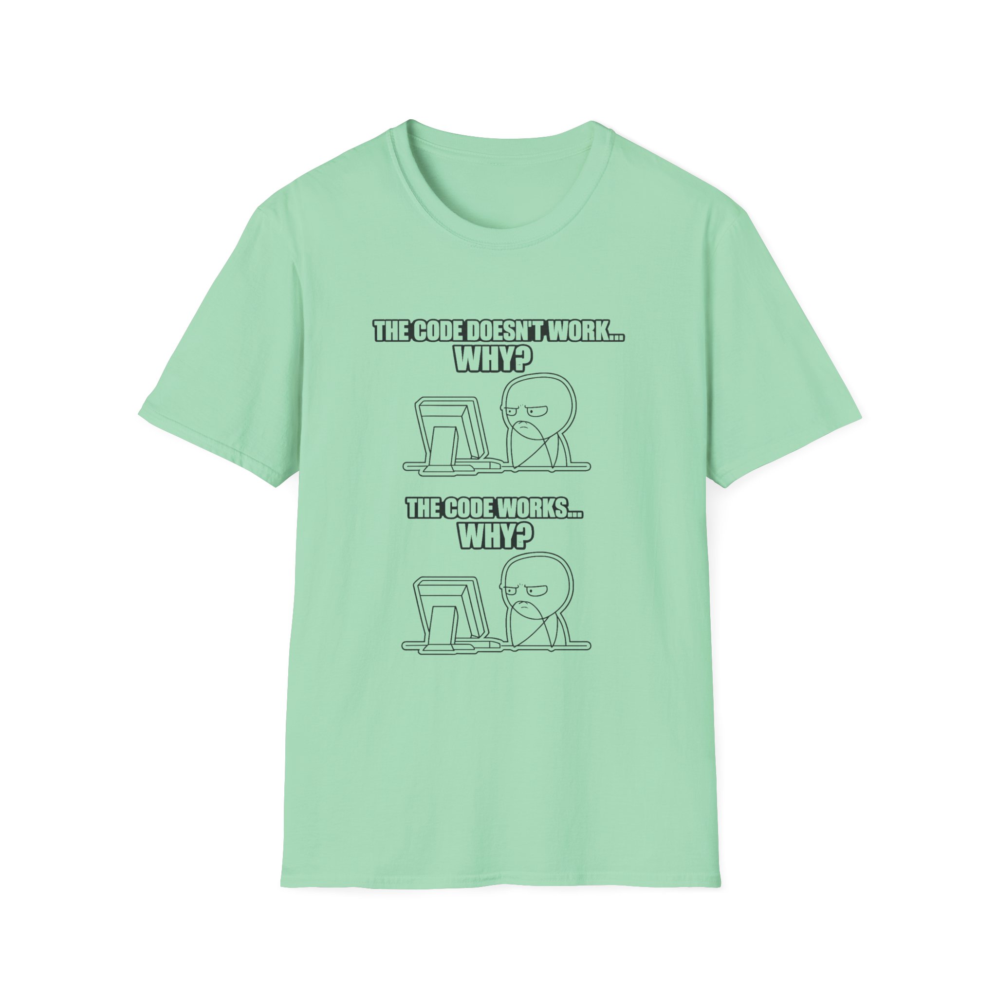 Now That Is a Powerful Cat — Funny AI Meme T-Shirt for Tech Nerds - Image 122