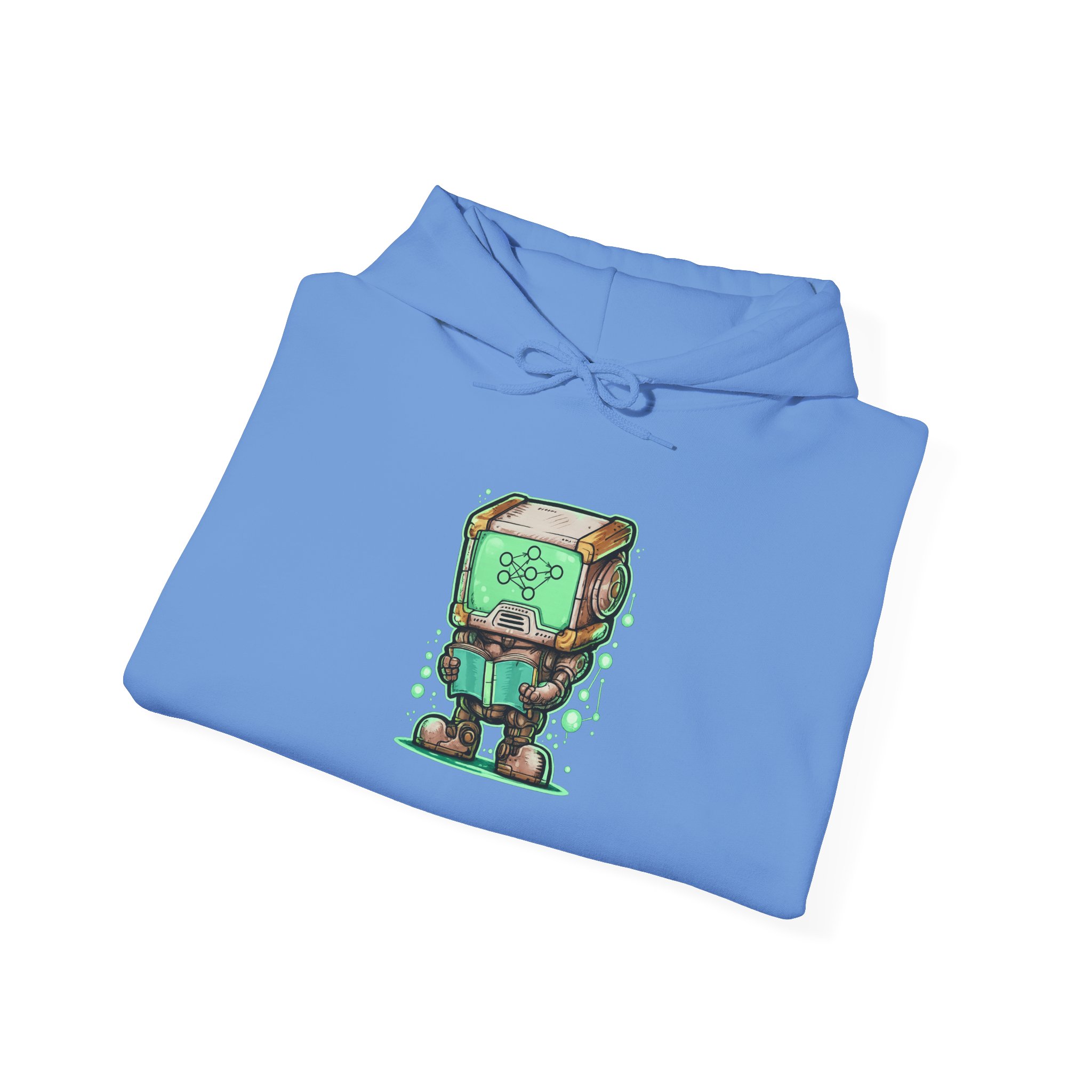 AI Robot Reading Hoodie | Neural Network Sweatshirt for ML Engineers - Image 85