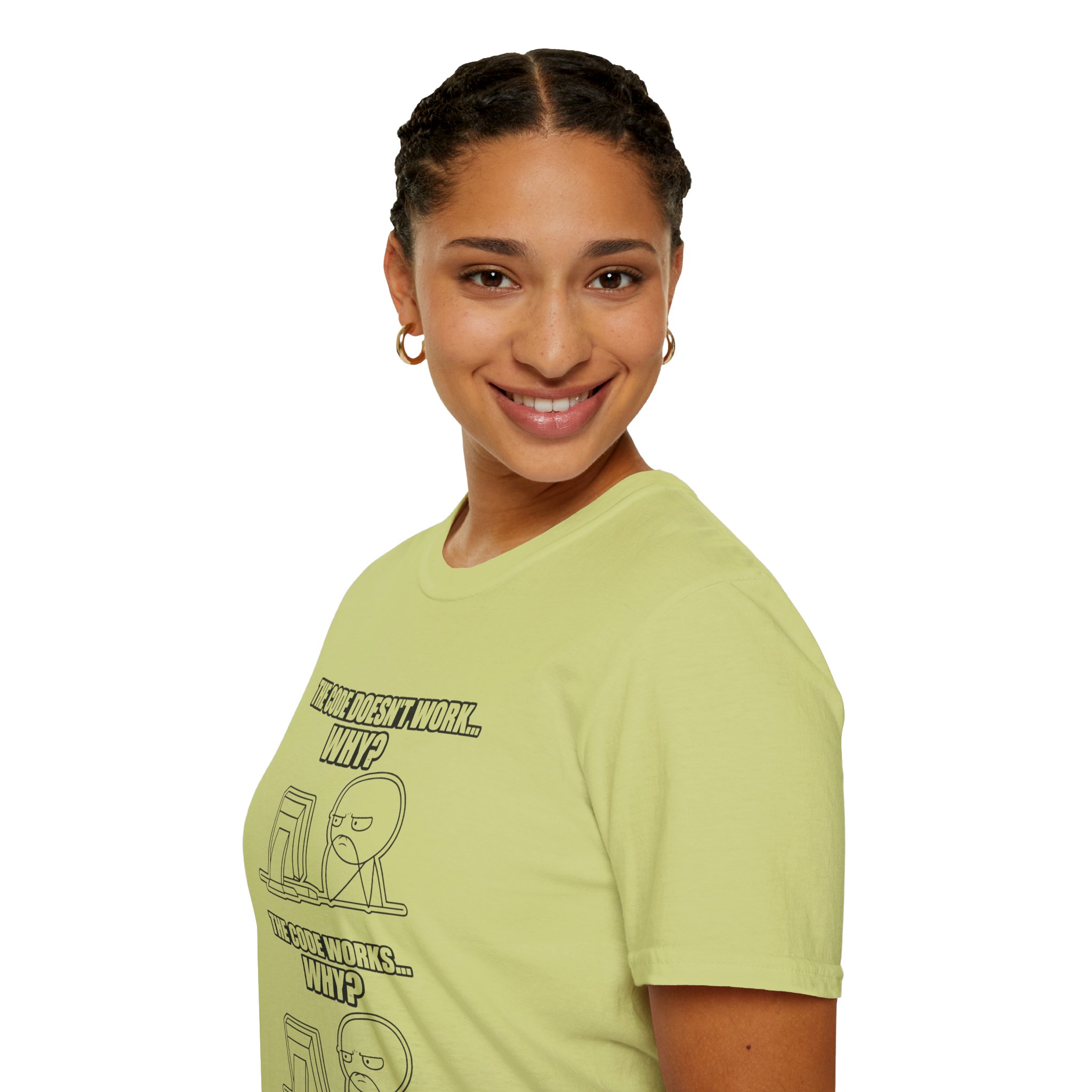 Now That Is a Powerful Cat — Funny AI Meme T-Shirt for Tech Nerds - Image 161
