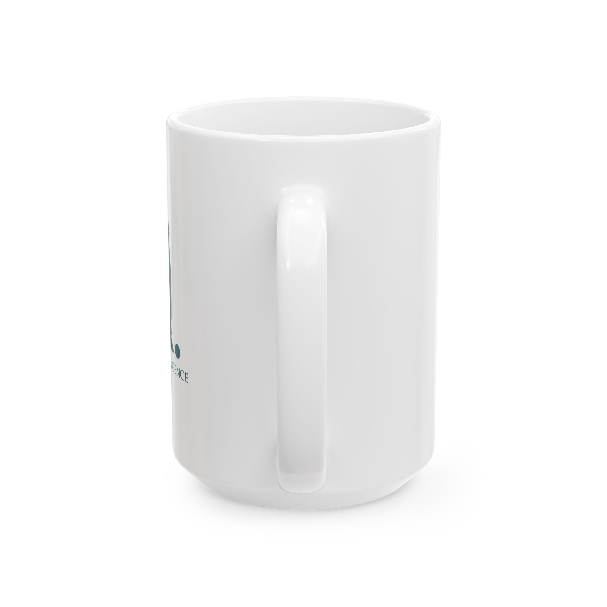 Artificial Intelligence AI Human Silhouette — Dark Minimal Tech Coffee Mug 11oz & 15oz - Image 13
