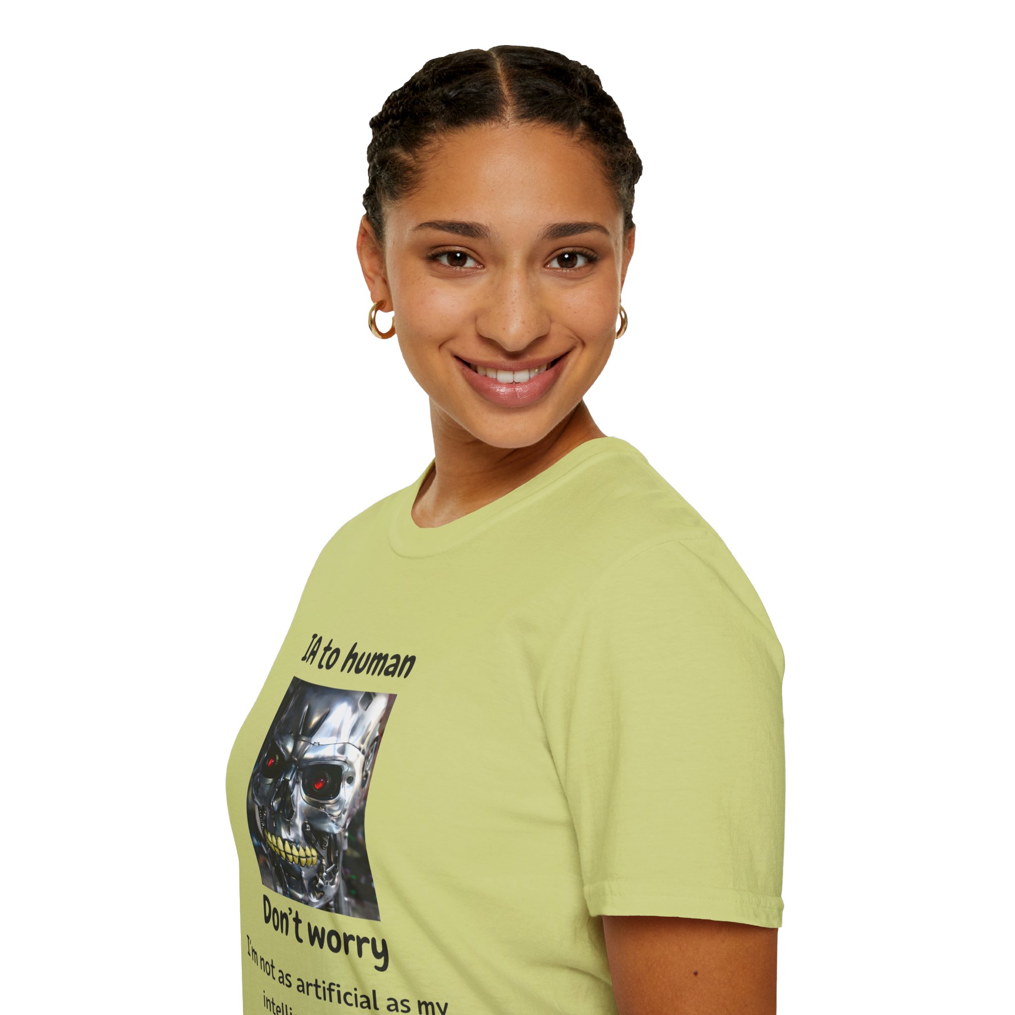 IA to Human Don't Worry — Funny AI Humor T-Shirt for Tech & Developers - Image 73