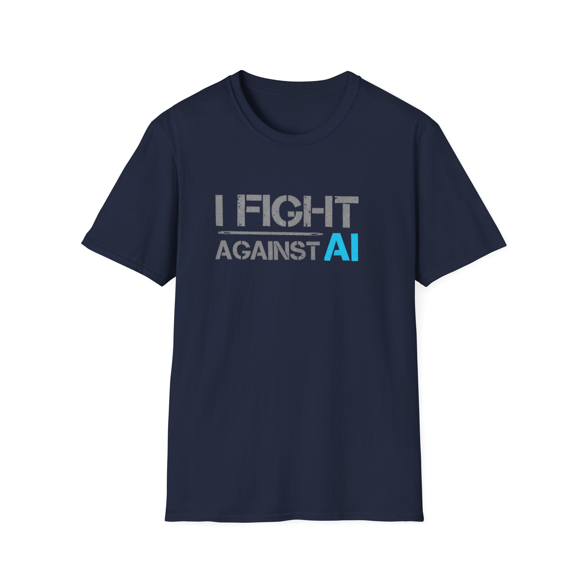 I Fight Against AI – Anti-AI Resistance Graphic T-Shirt for Creatives - Image 11