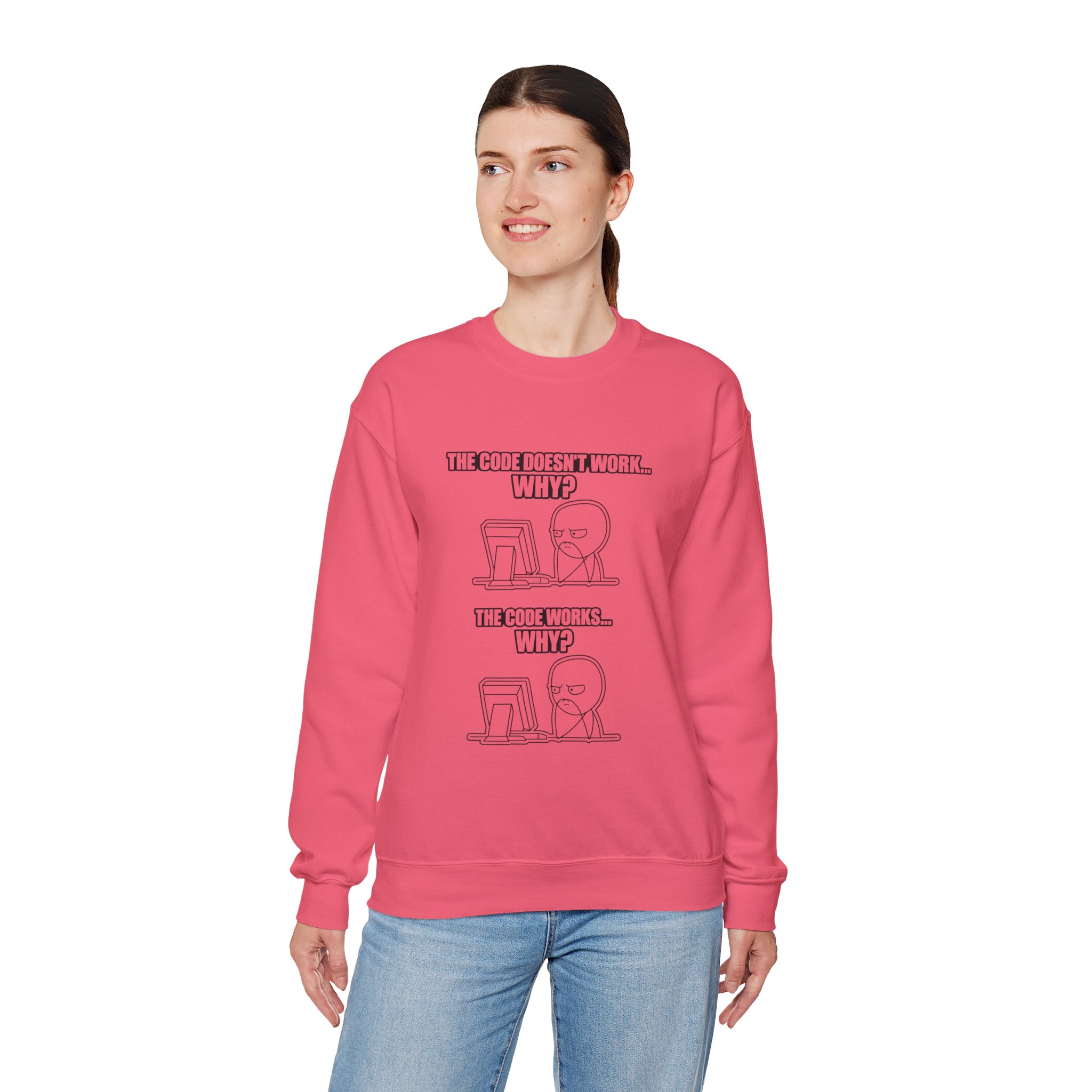 Now That Is a Powerful Cat — AI Meme Sweatshirt for Developers & Tech Fans - Image 79