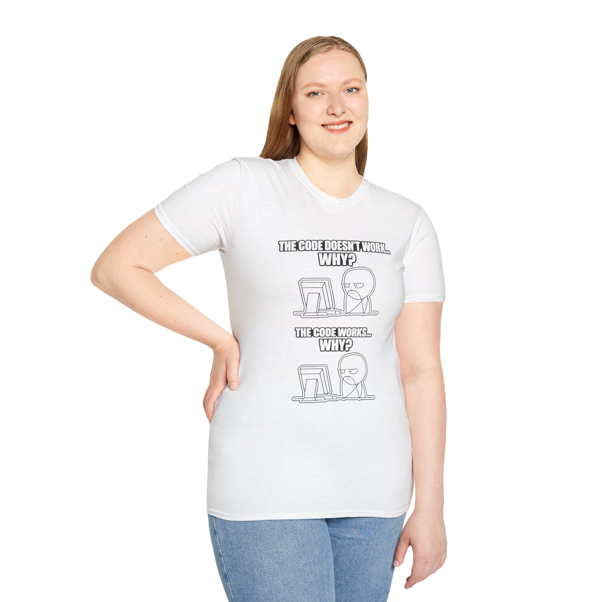 Now That Is a Powerful Cat — Funny AI Meme T-Shirt for Tech Nerds - Image 2