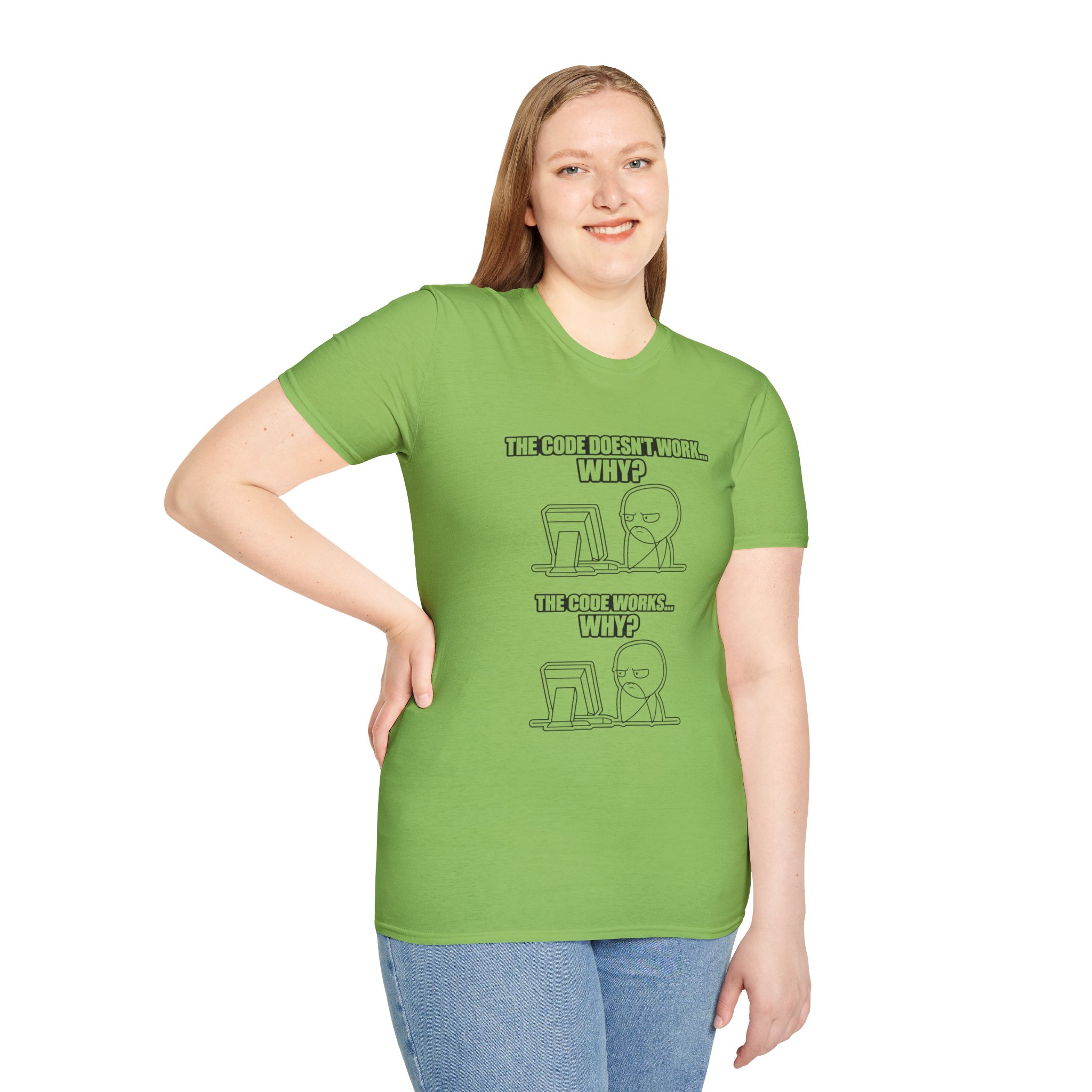 Now That Is a Powerful Cat — Funny AI Meme T-Shirt for Tech Nerds - Image 115