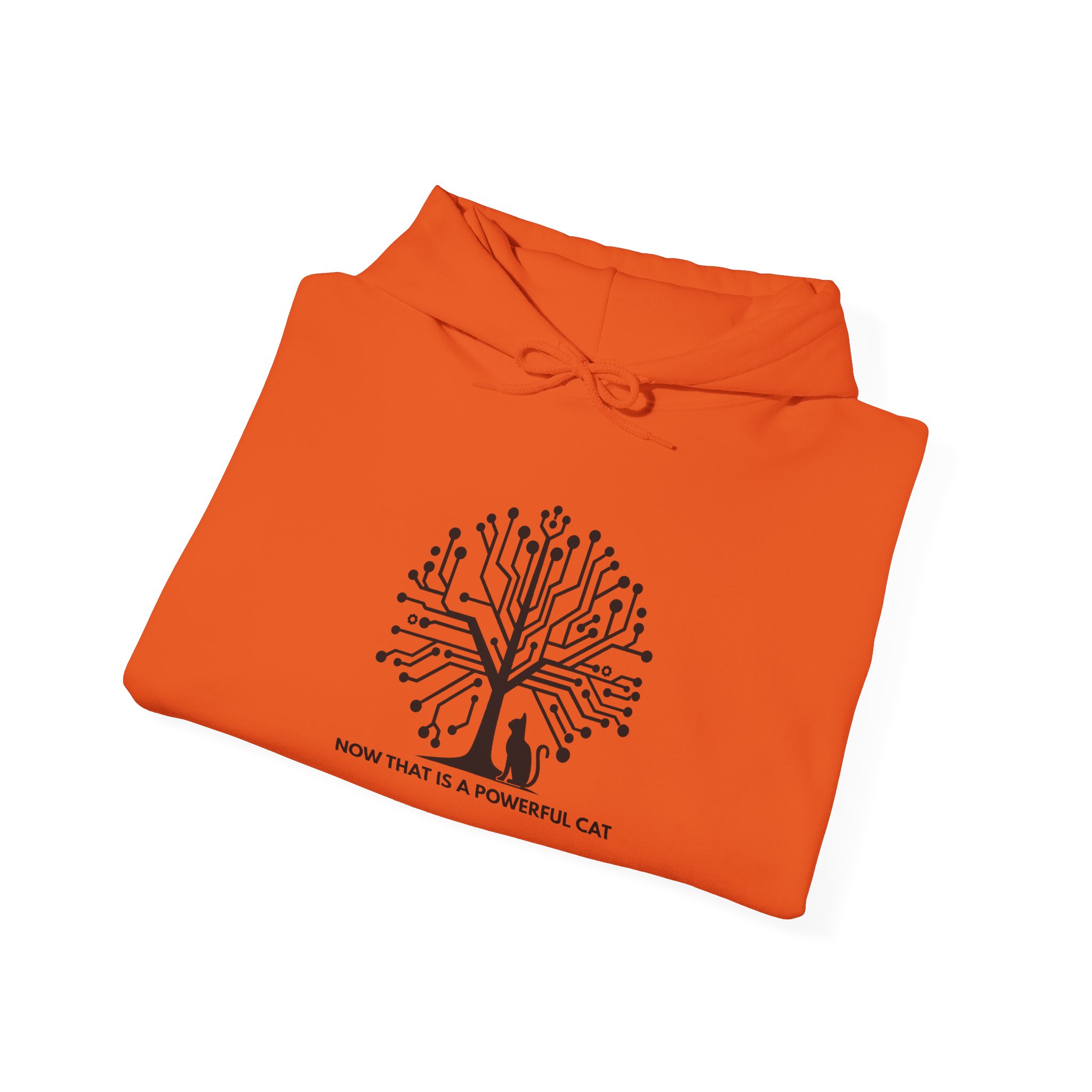 Neural Tree Cat Hoodie | AI Nature Pullover for Developers & Cat Lovers - Image 58