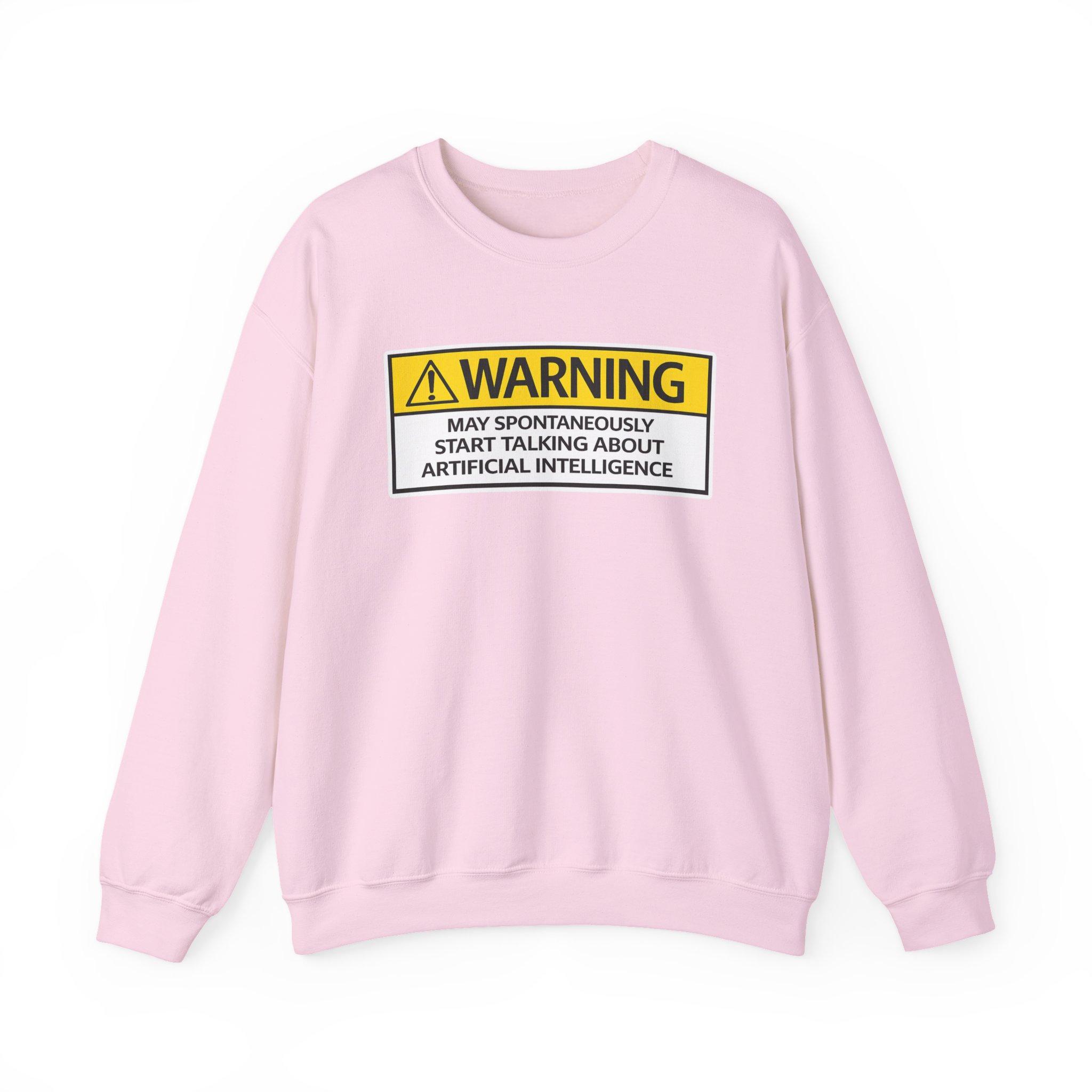 Warning May Talk About AI Sweatshirt | Funny Artificial Intelligence Hoodie - Image 85