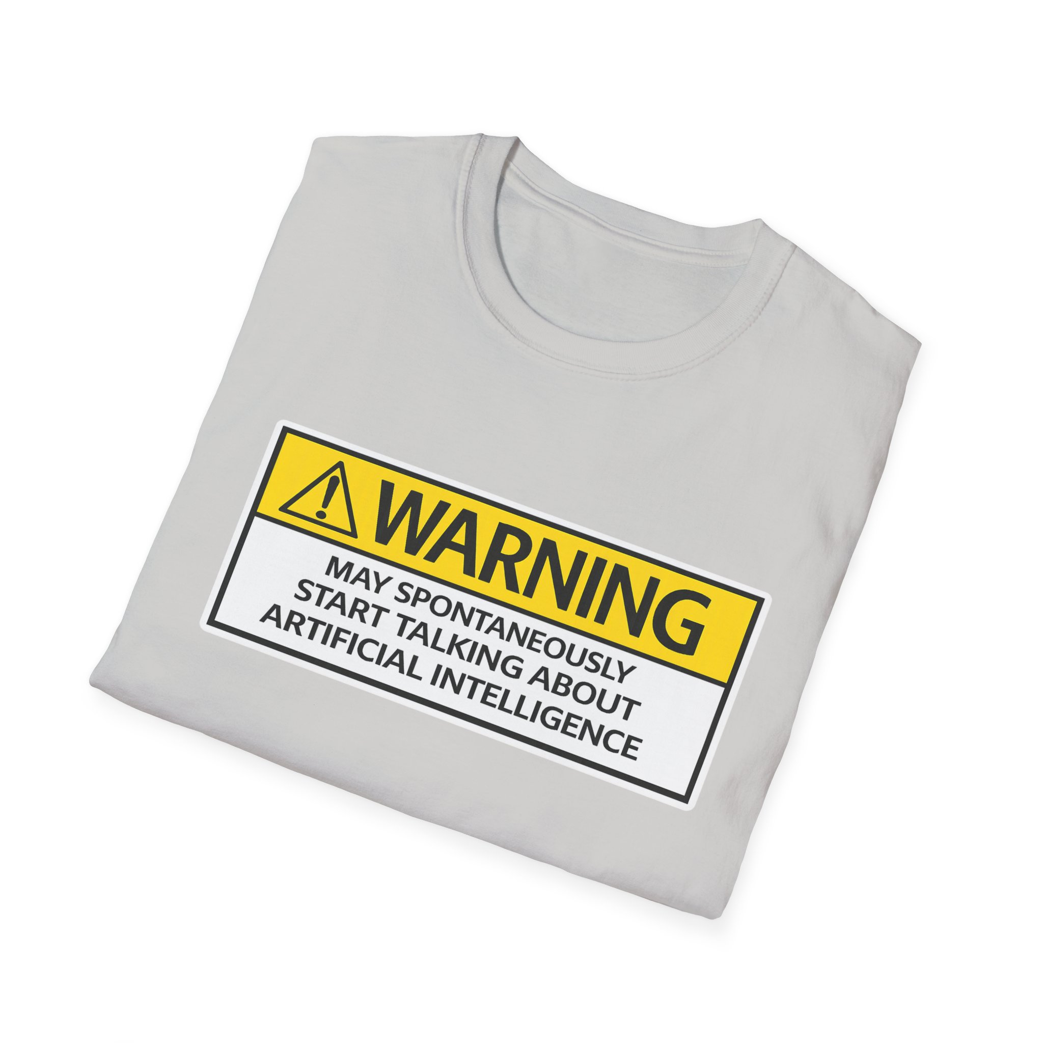 Warning May Talk About AI Tee | Funny Artificial Intelligence Shirt - Image 31