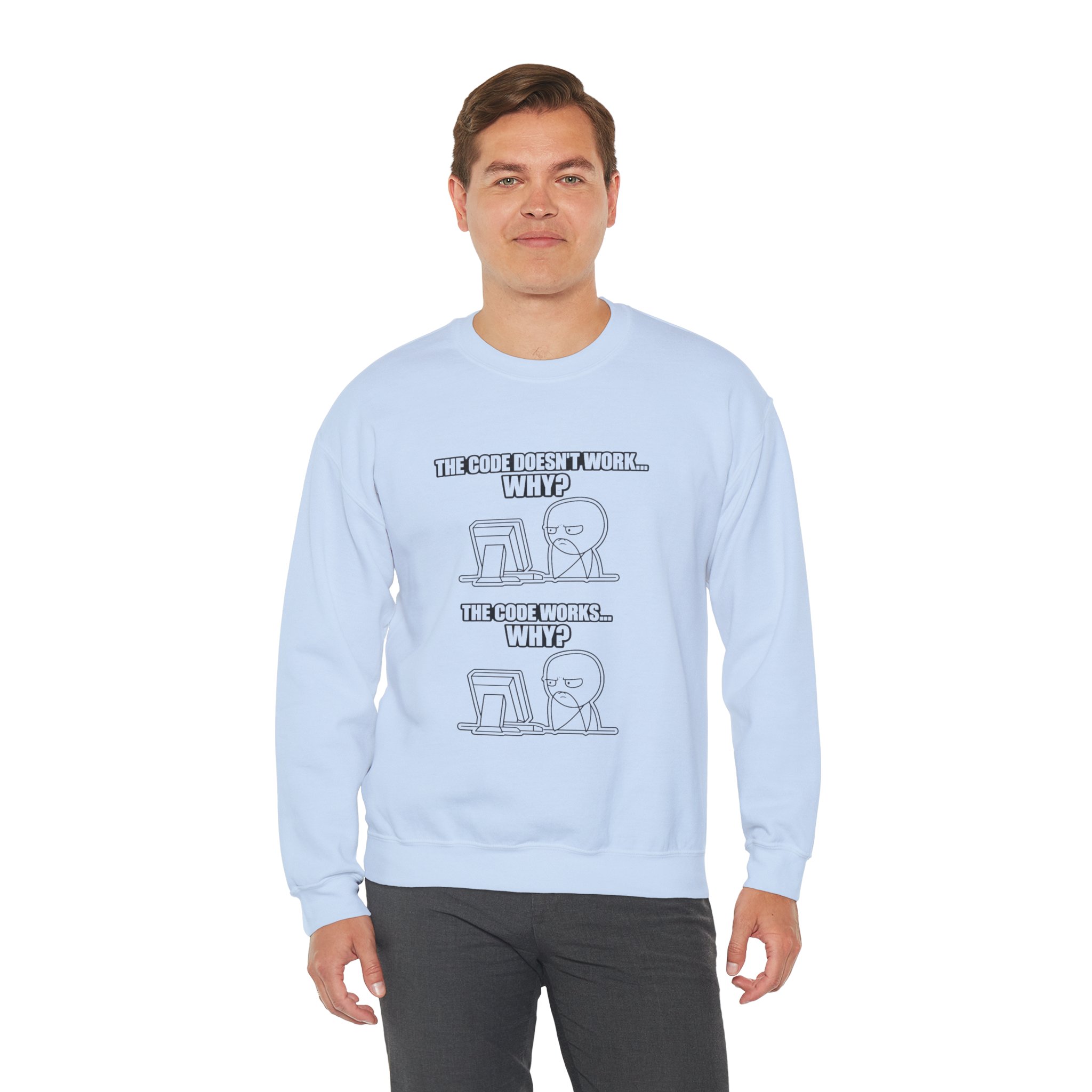 Now That Is a Powerful Cat — AI Meme Sweatshirt for Developers & Tech Fans - Image 60