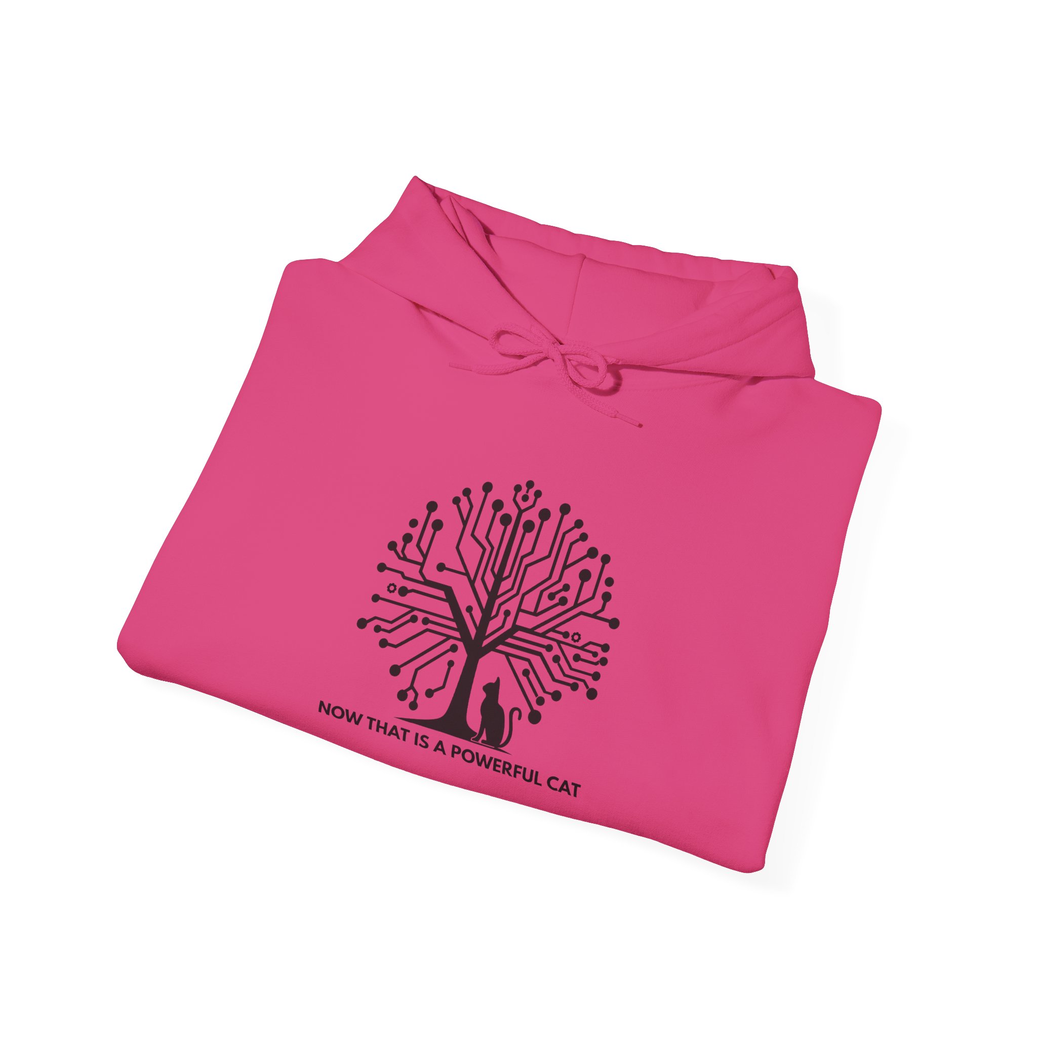 Neural Tree Cat Hoodie | AI Nature Pullover for Developers & Cat Lovers - Image 121